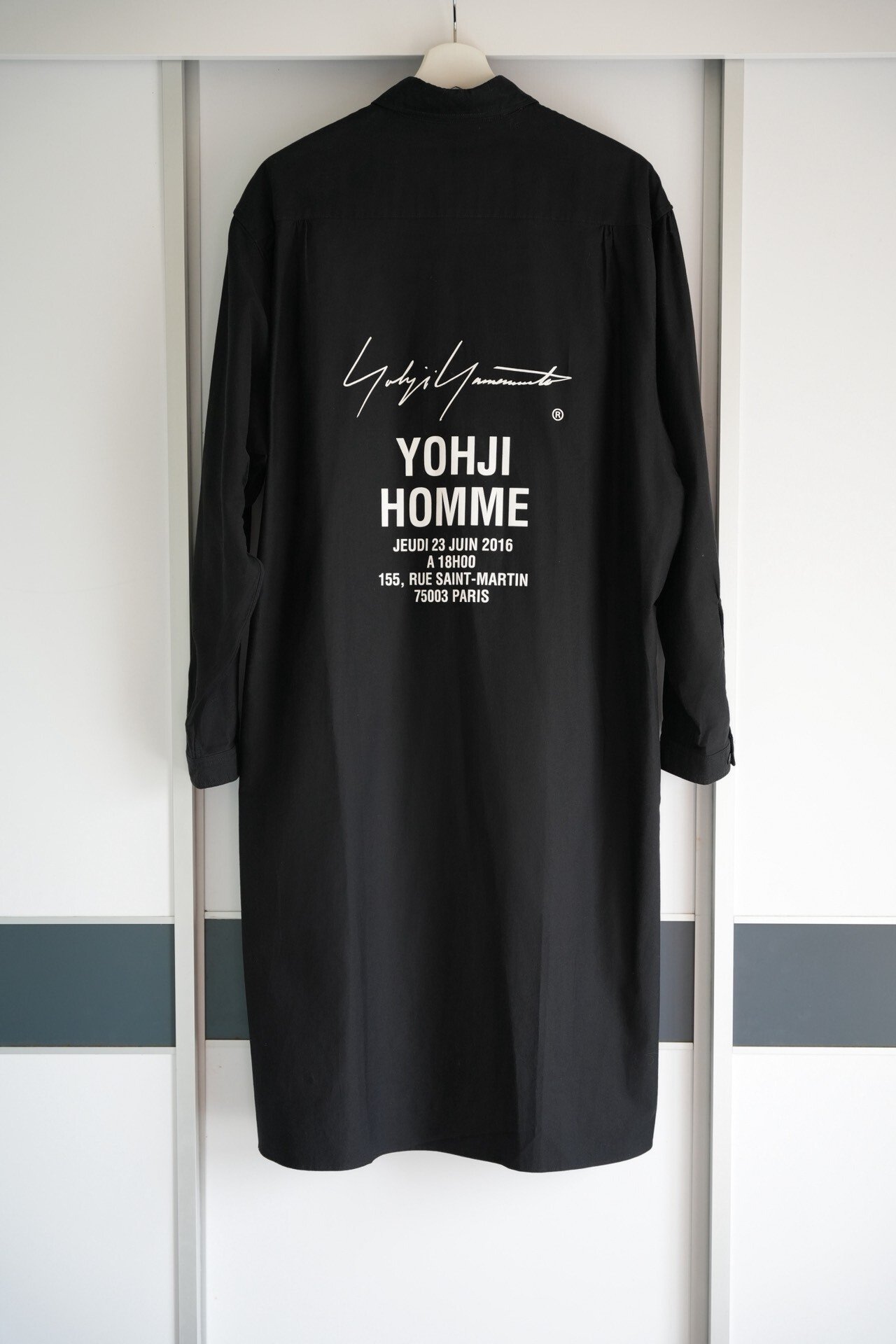 Yohji Yamamoto 2017SS Signature Print Shirt