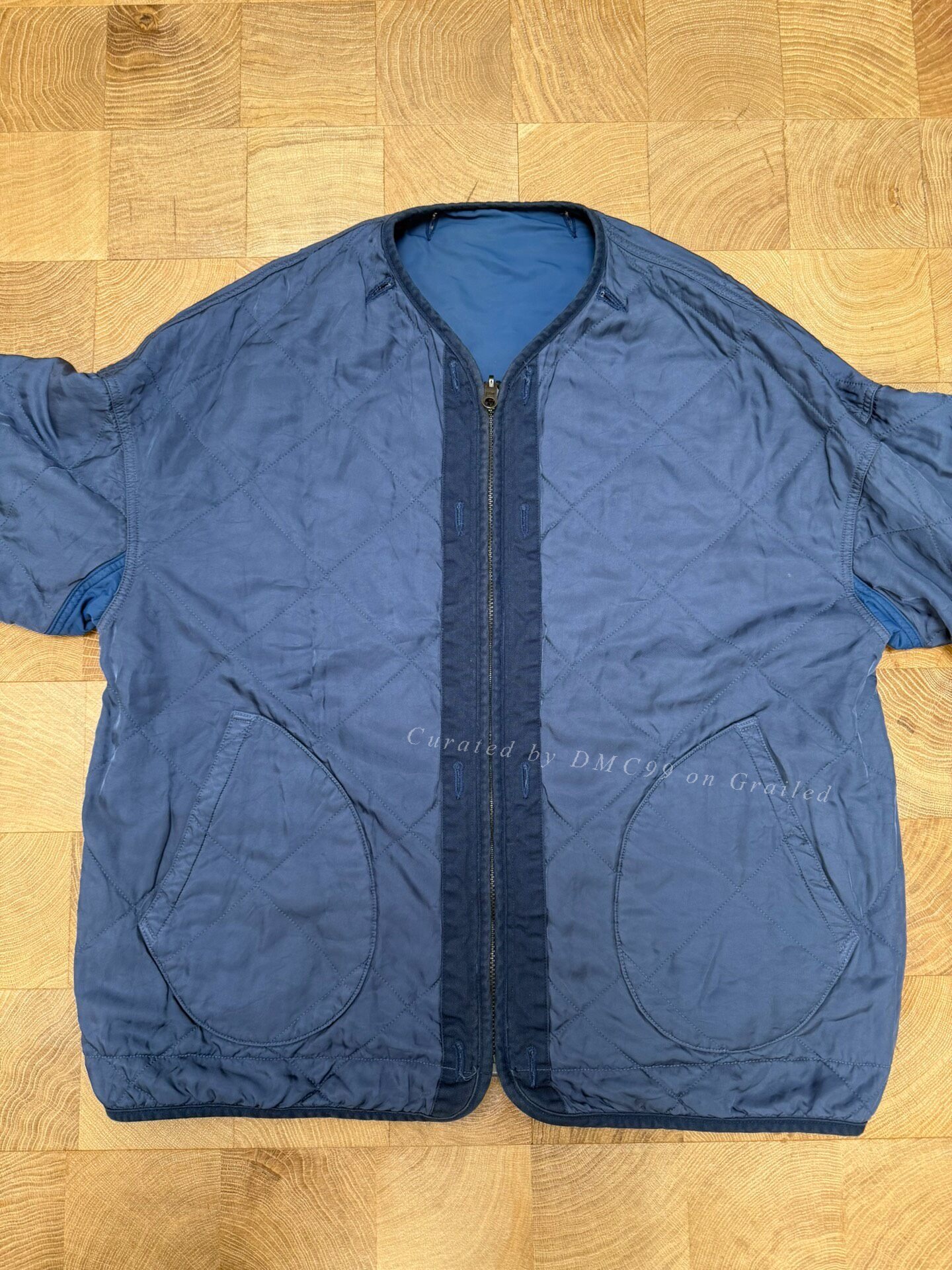 visvim iris liner jkt 23ss blue — back