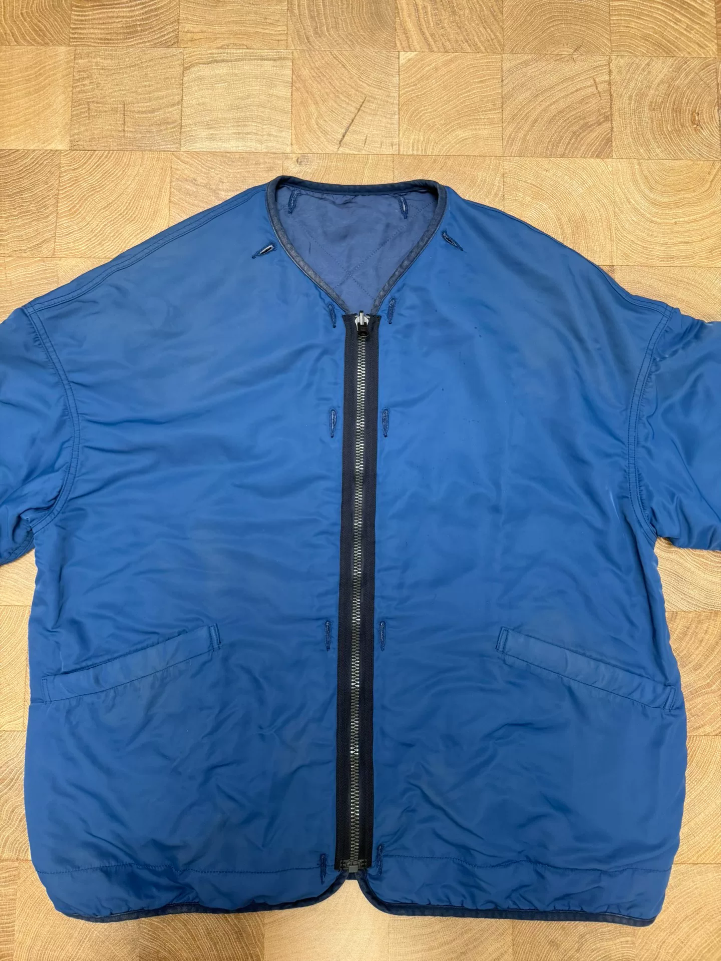 visvim iris liner jkt 23ss blue — detail