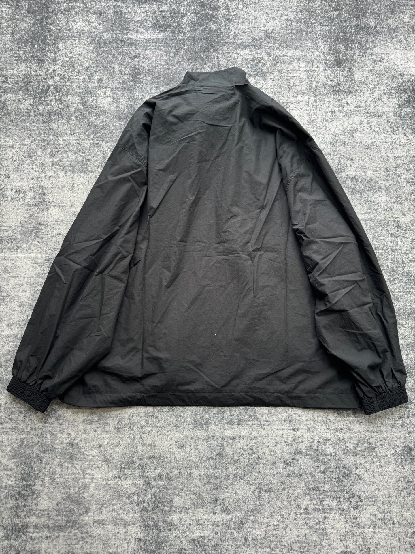 Balenciaga Large Circle Embroidered Logo Sport Jacket — front