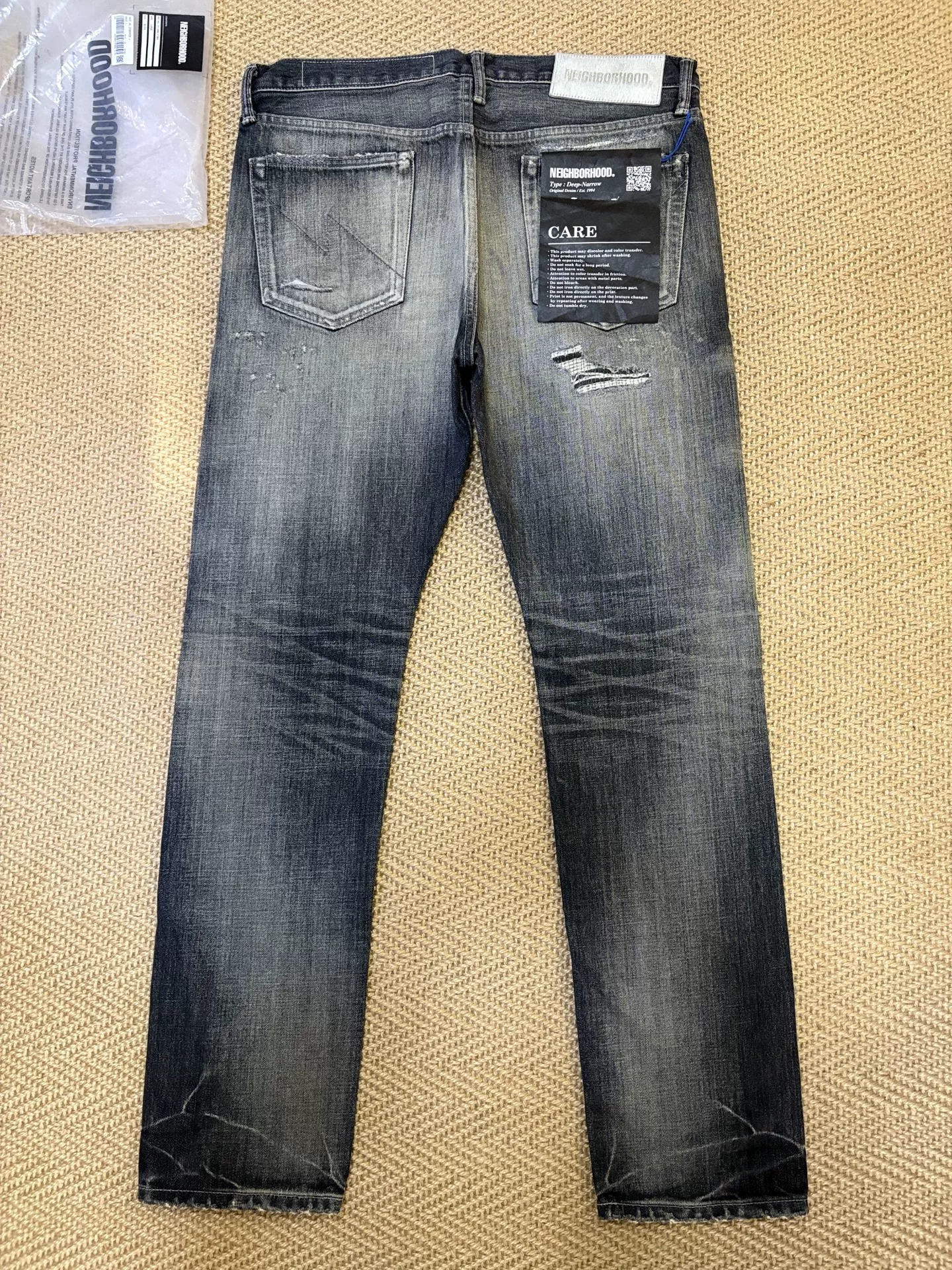Neighborhood 22AW Denim Jeans — front
