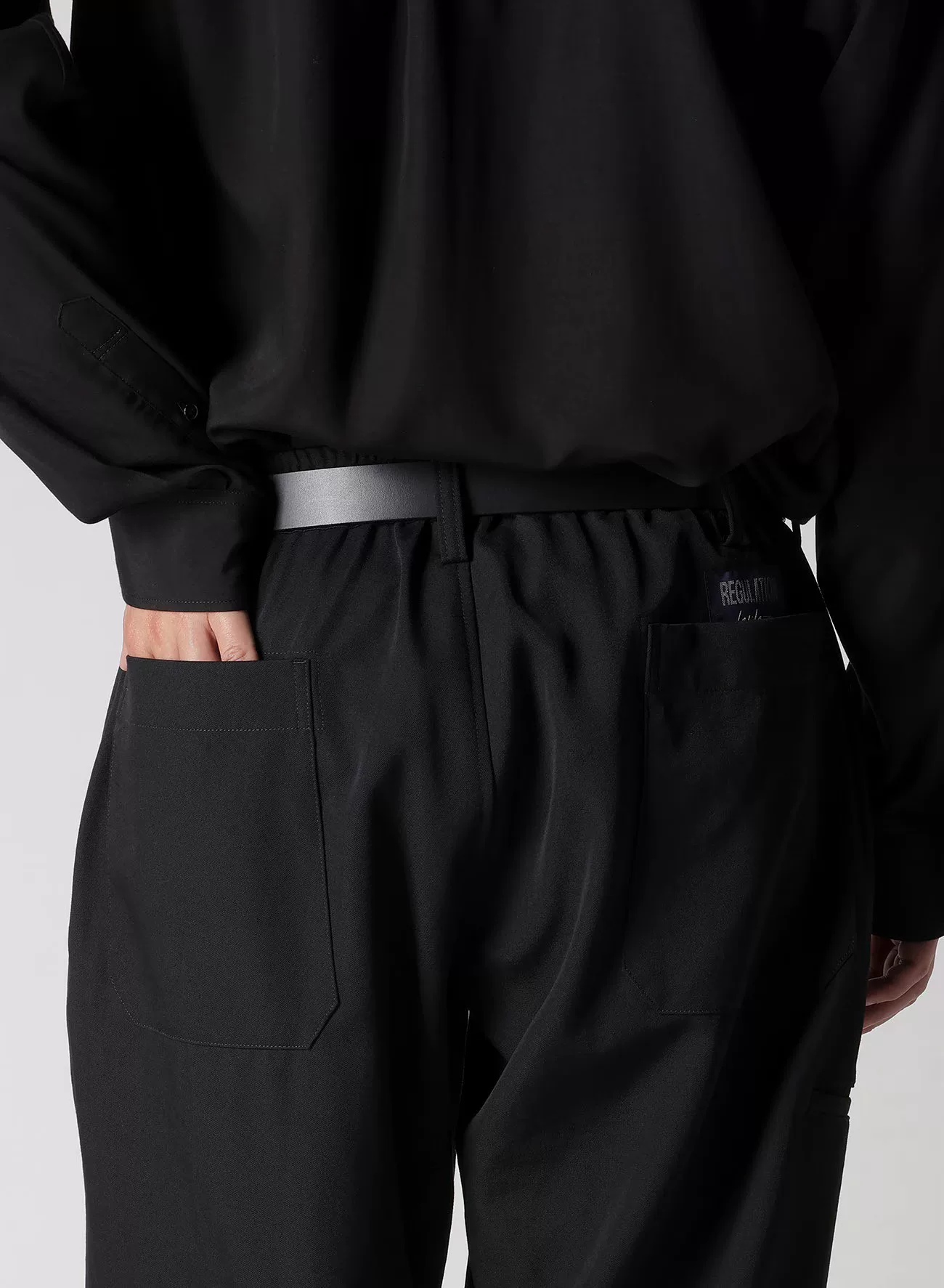 Yohji Yamamoto 23AW Military Pants — label