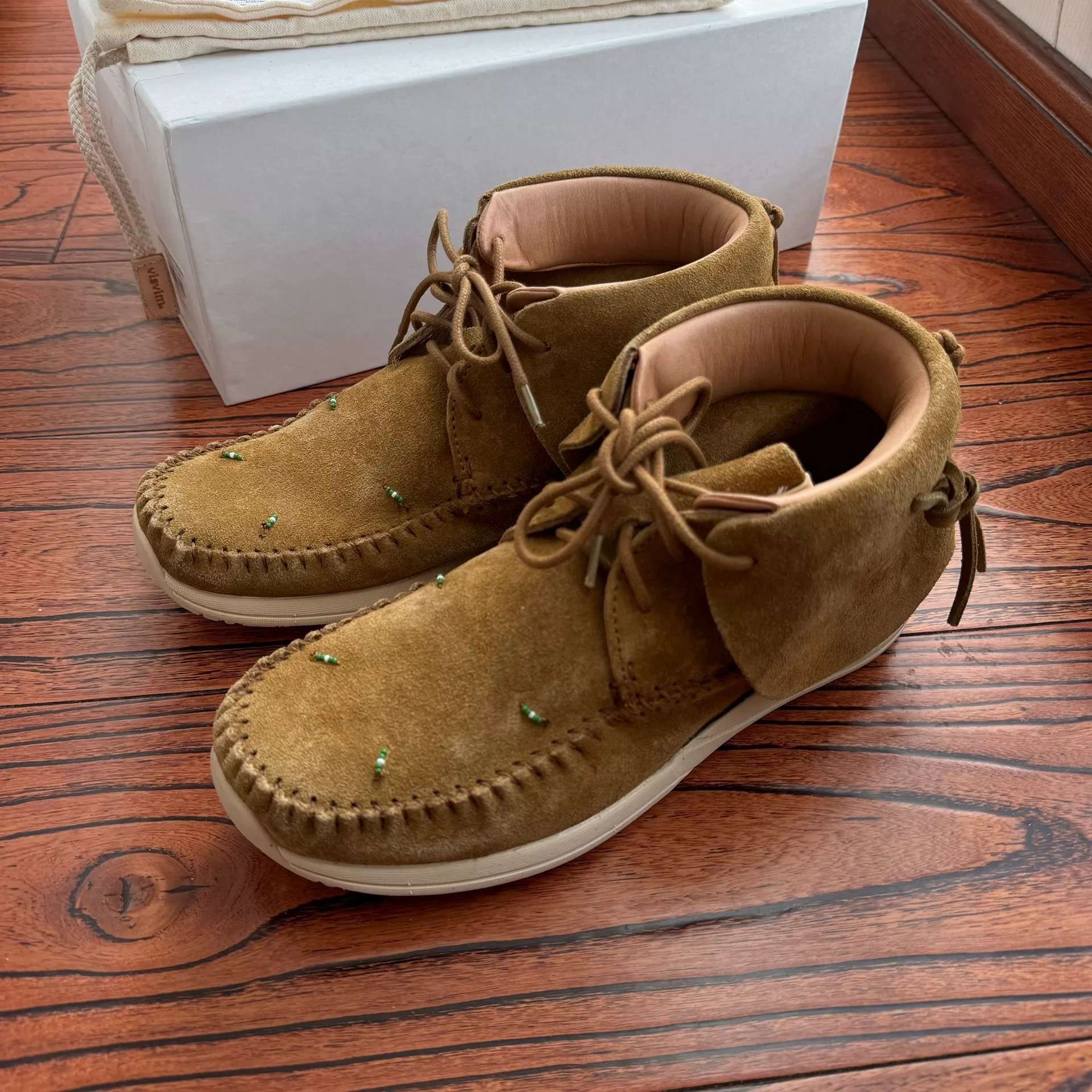 Visvim 21AW FBT Lhamo Folk Fringe Shoes