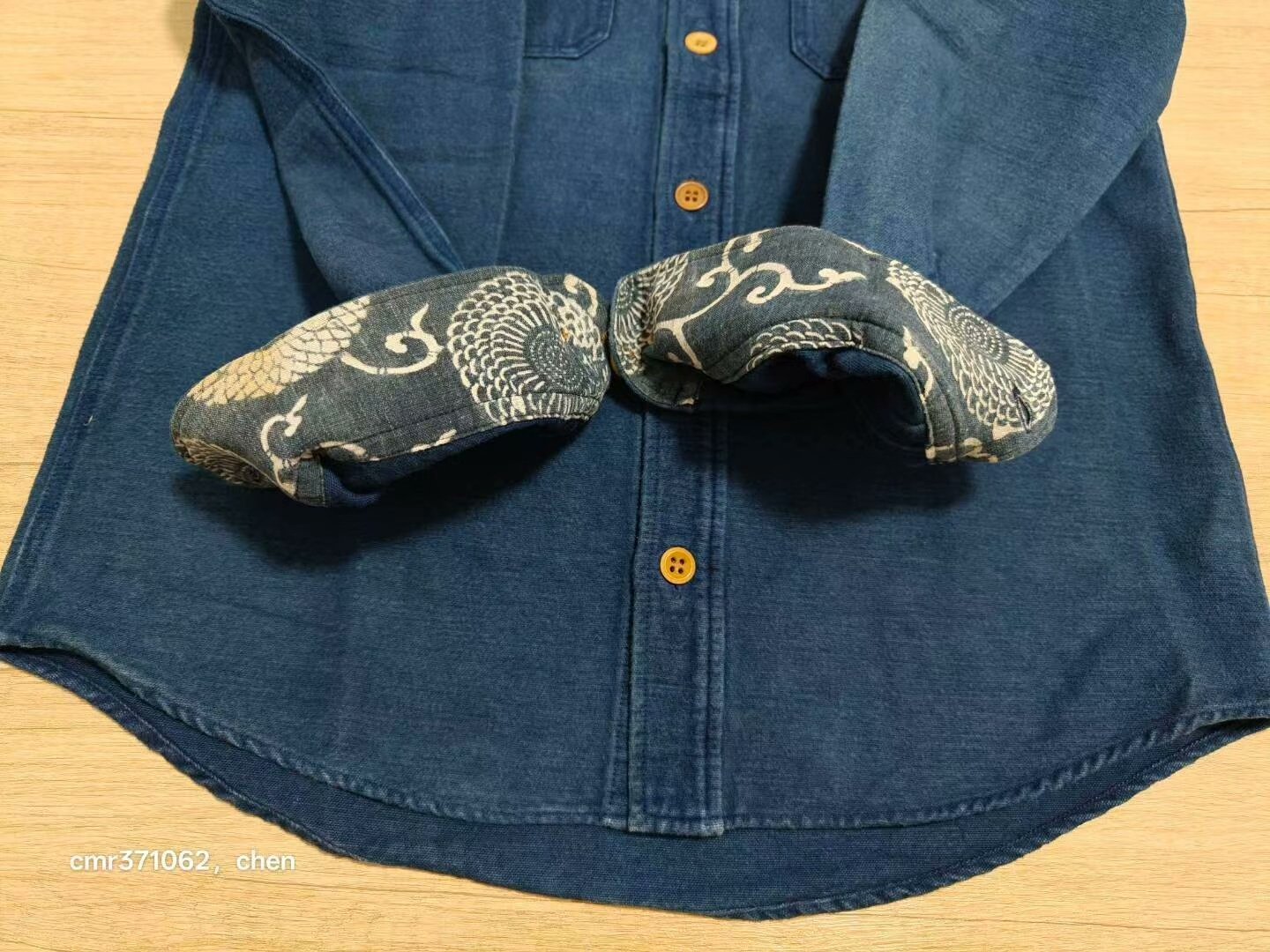 VISVIM 15 ICT BLACK ELK FLANNEL — label