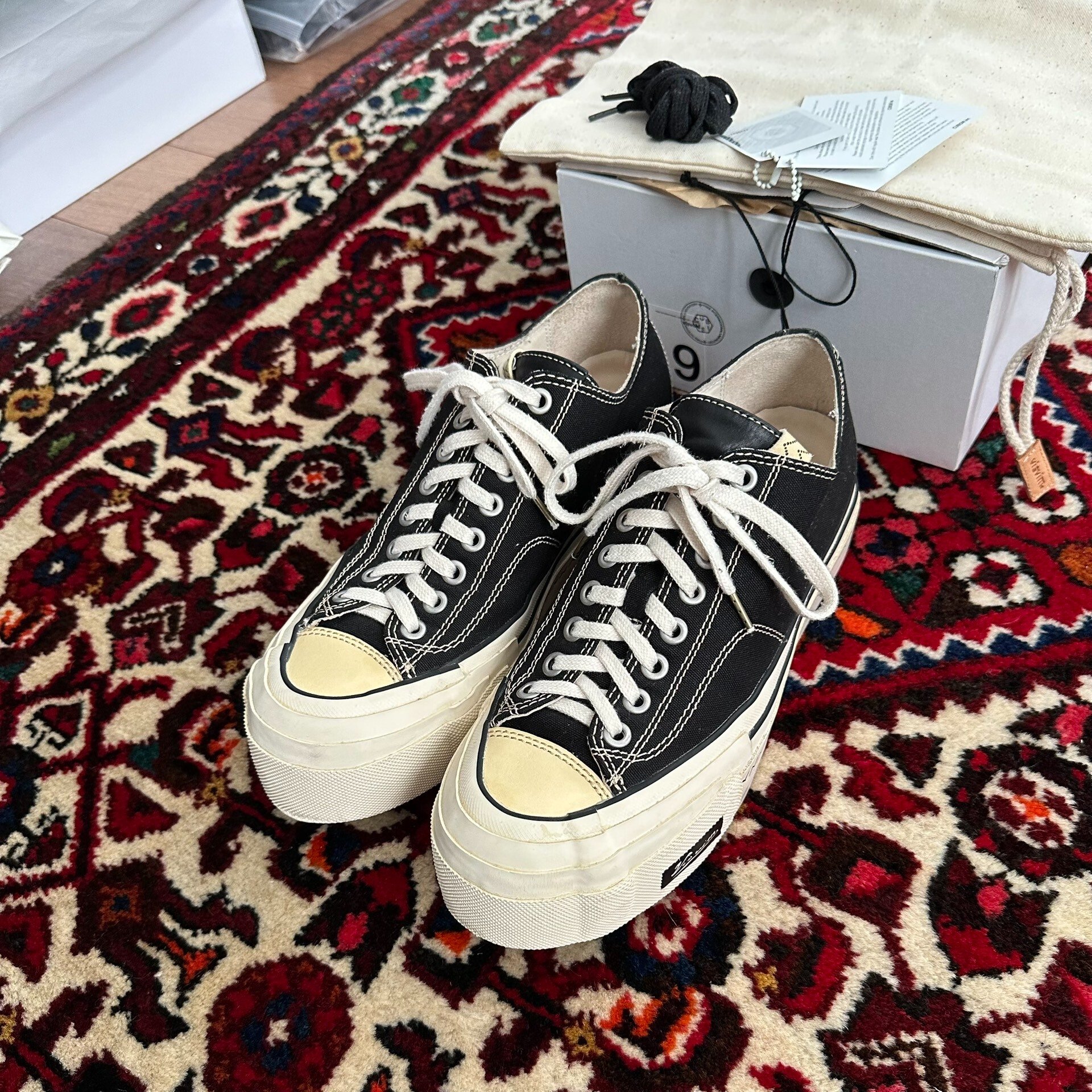 visvim 21ss Skagway Canvas Shoes — front