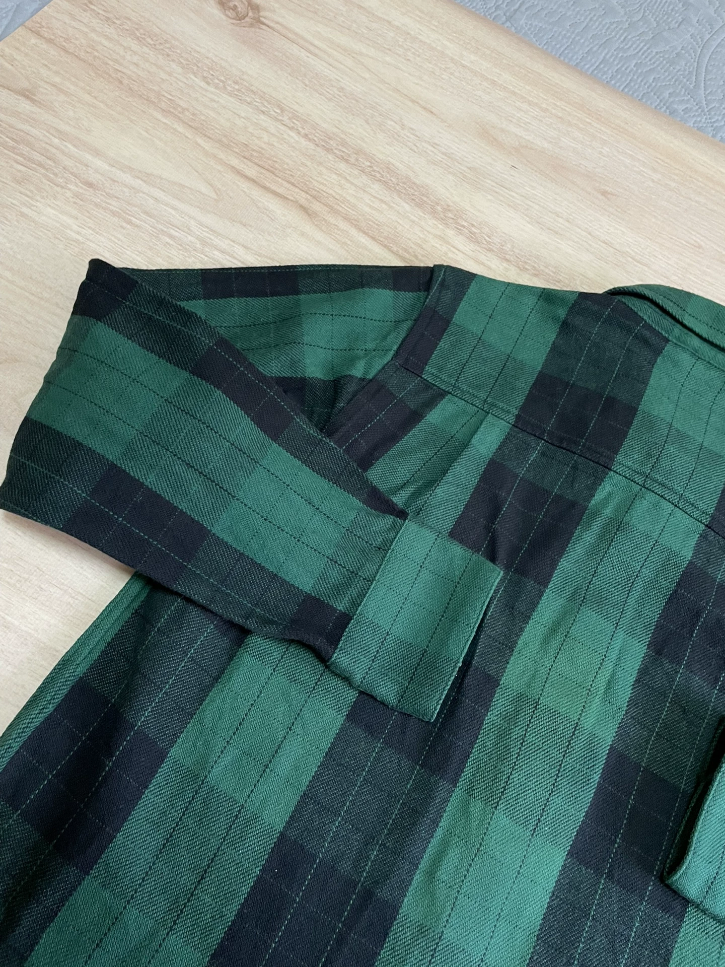 Descendant Flannel Plaid Long-Sleeve Shirt — label