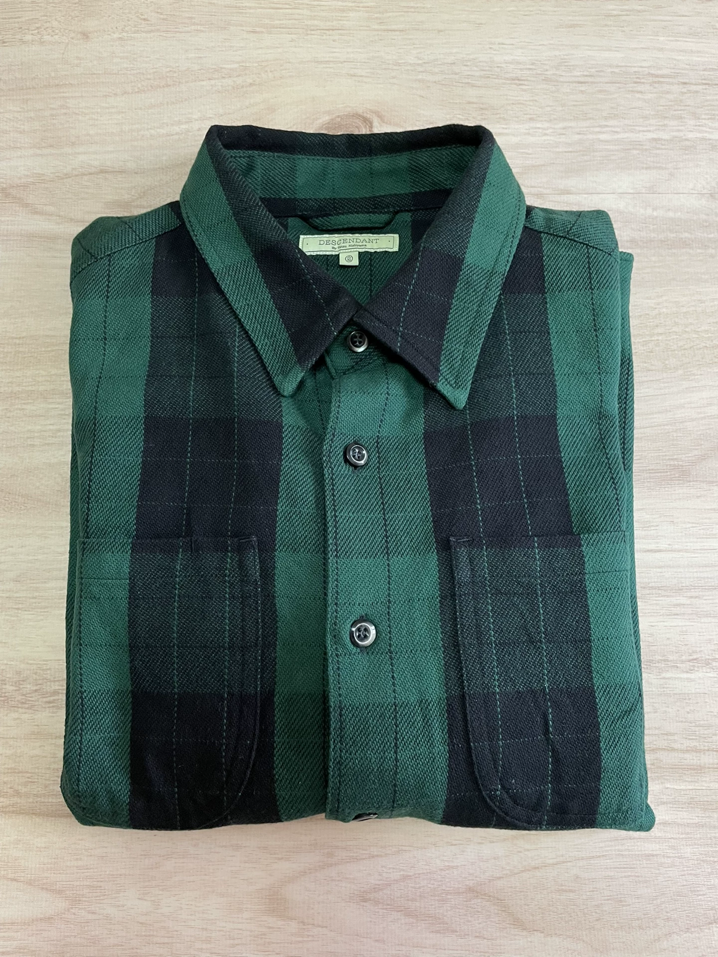 Descendant Flannel Plaid Long-Sleeve Shirt — detail