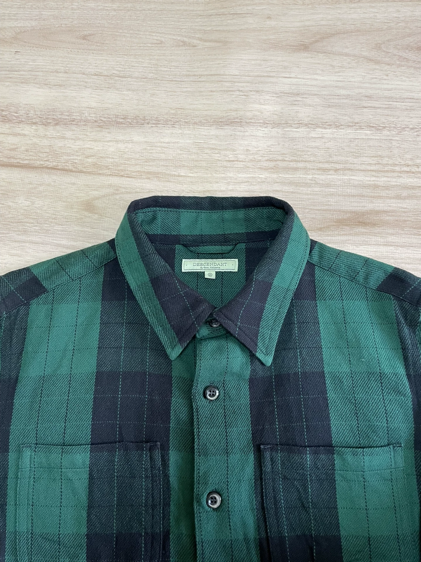 Descendant Flannel Plaid Long-Sleeve Shirt — back