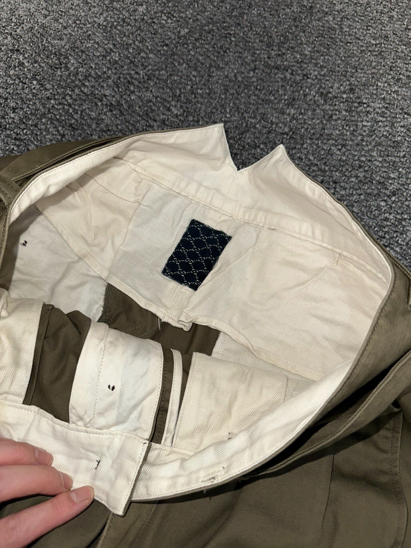 visvim Wide-Leg Hakama Pants — detail
