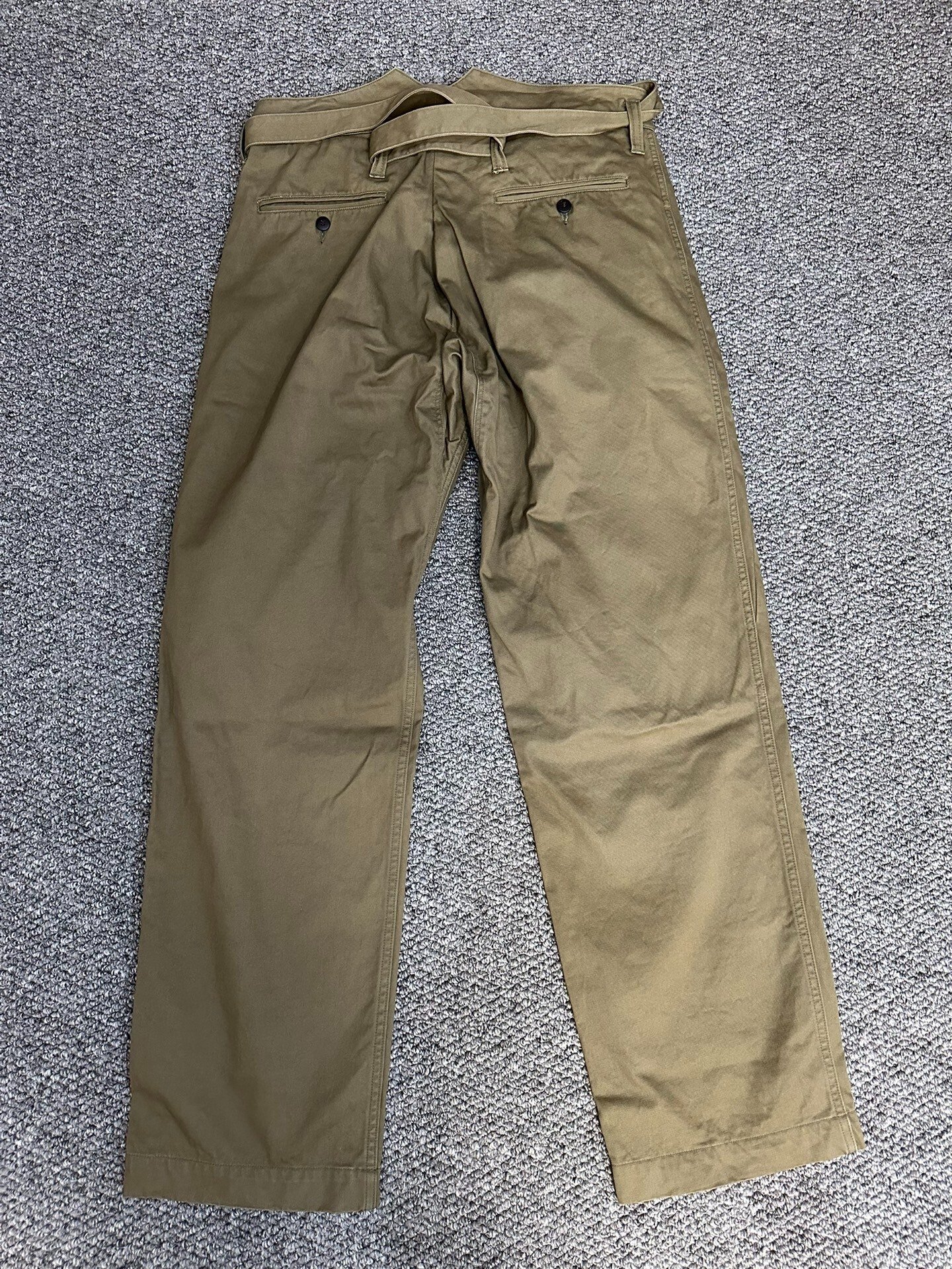 visvim Wide-Leg Hakama Pants — label