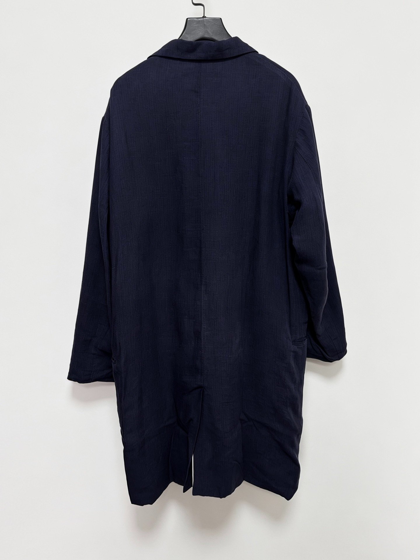 Workers' Reproduction Linen Long Coat — front