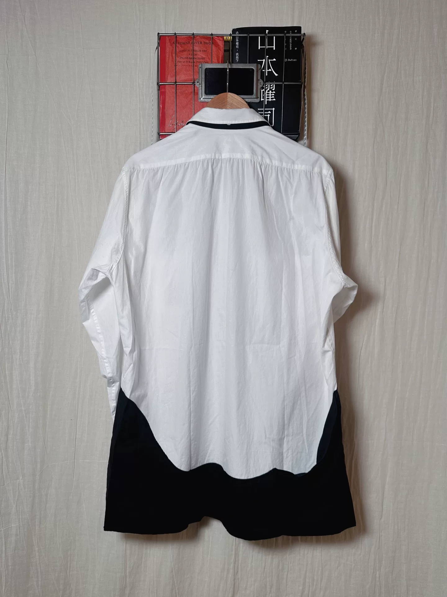 Yohji Yamamoto 23AW Double-Sided Shirt — back