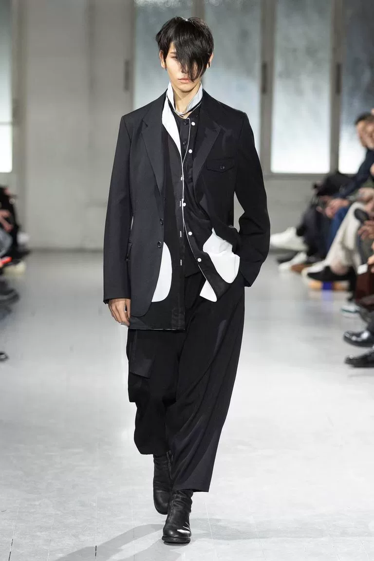 Yohji Yamamoto 23AW Double-Sided Shirt — front