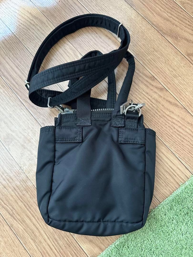 Porter Sacai Black Crossbody Bag — front