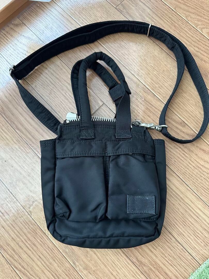 Porter Sacai Black Crossbody Bag