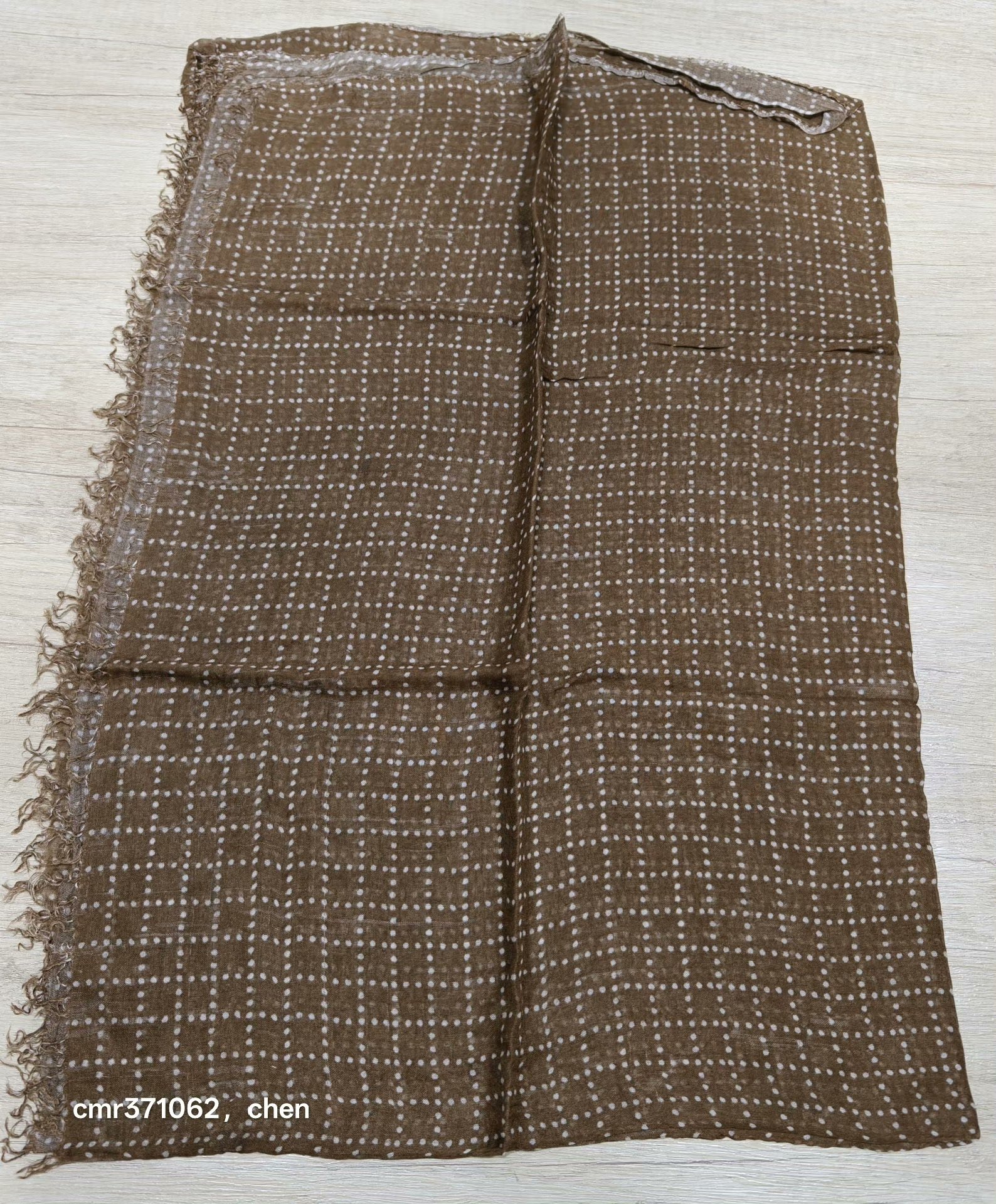 Visvim Epoch Stole Natural Dye Mud — back