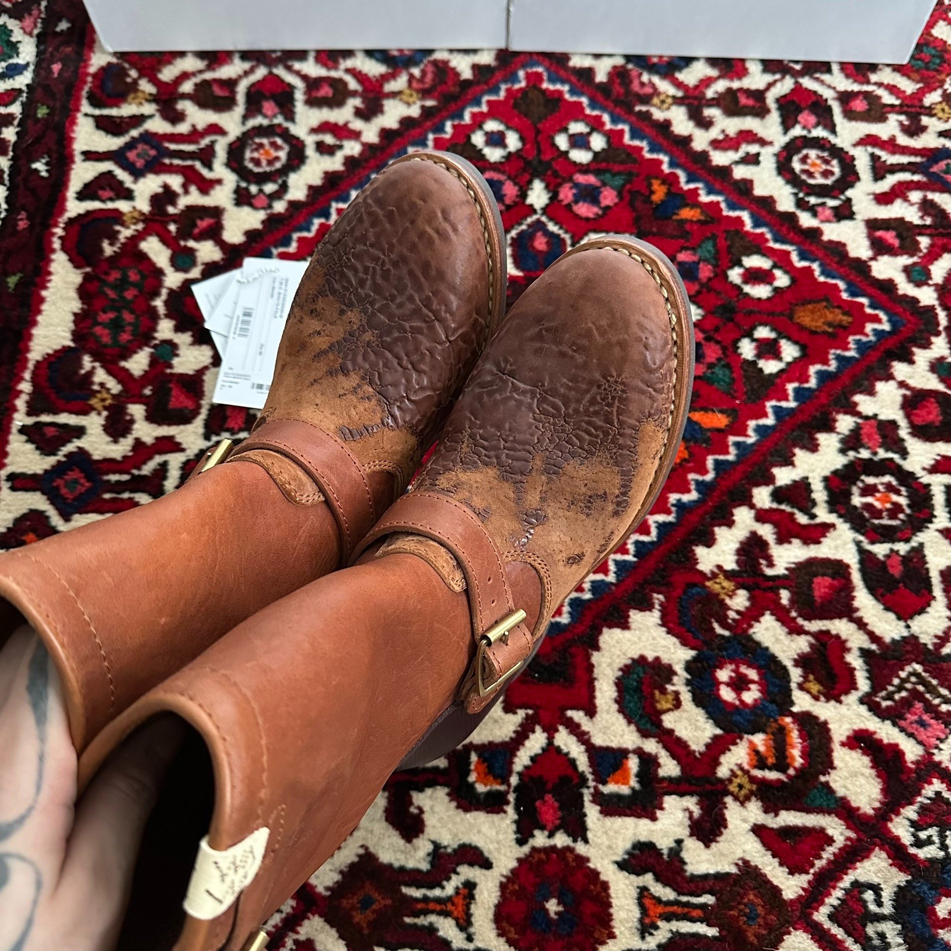 VISVIM 23AW T.W.O. Engineer Boots 8 — label