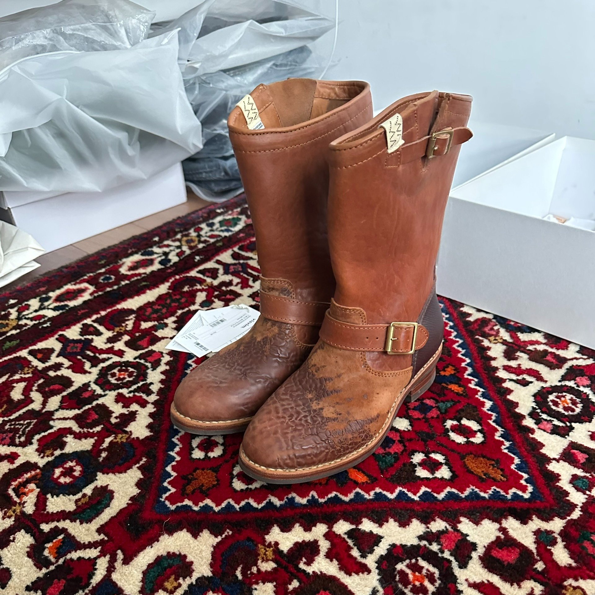 VISVIM 23AW T.W.O. Engineer Boots 8 — front