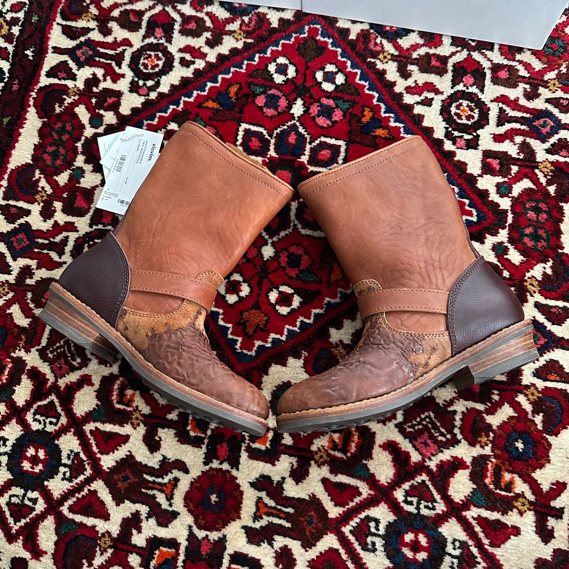 VISVIM 23AW T.W.O. Engineer Boots 8 — back