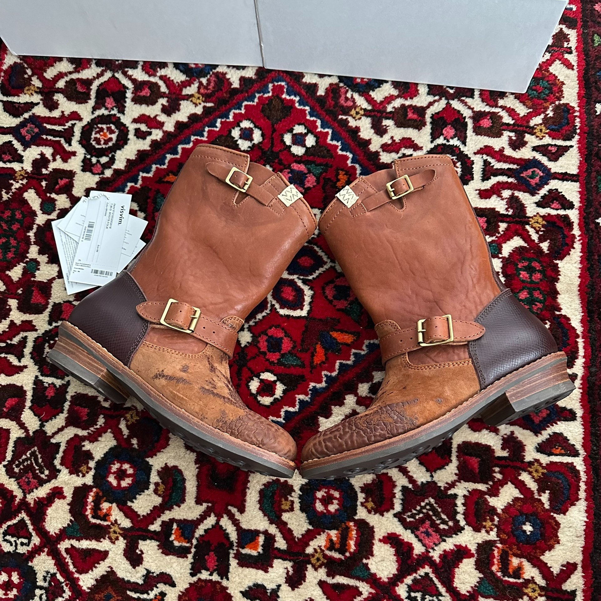 VISVIM 23AW T.W.O. Engineer Boots 8 — detail