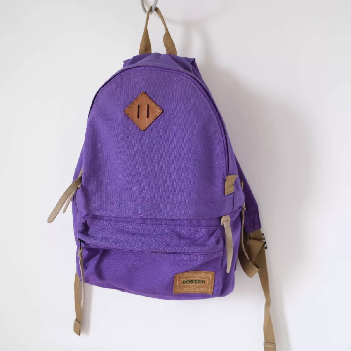 Purple Porter Canvas Backpack
