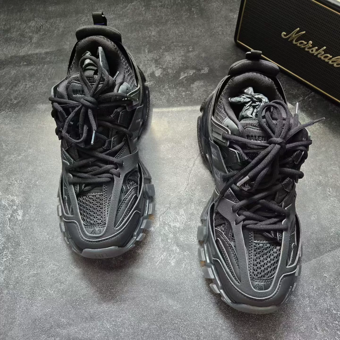 Balenciaga Track Black Sneakers — front