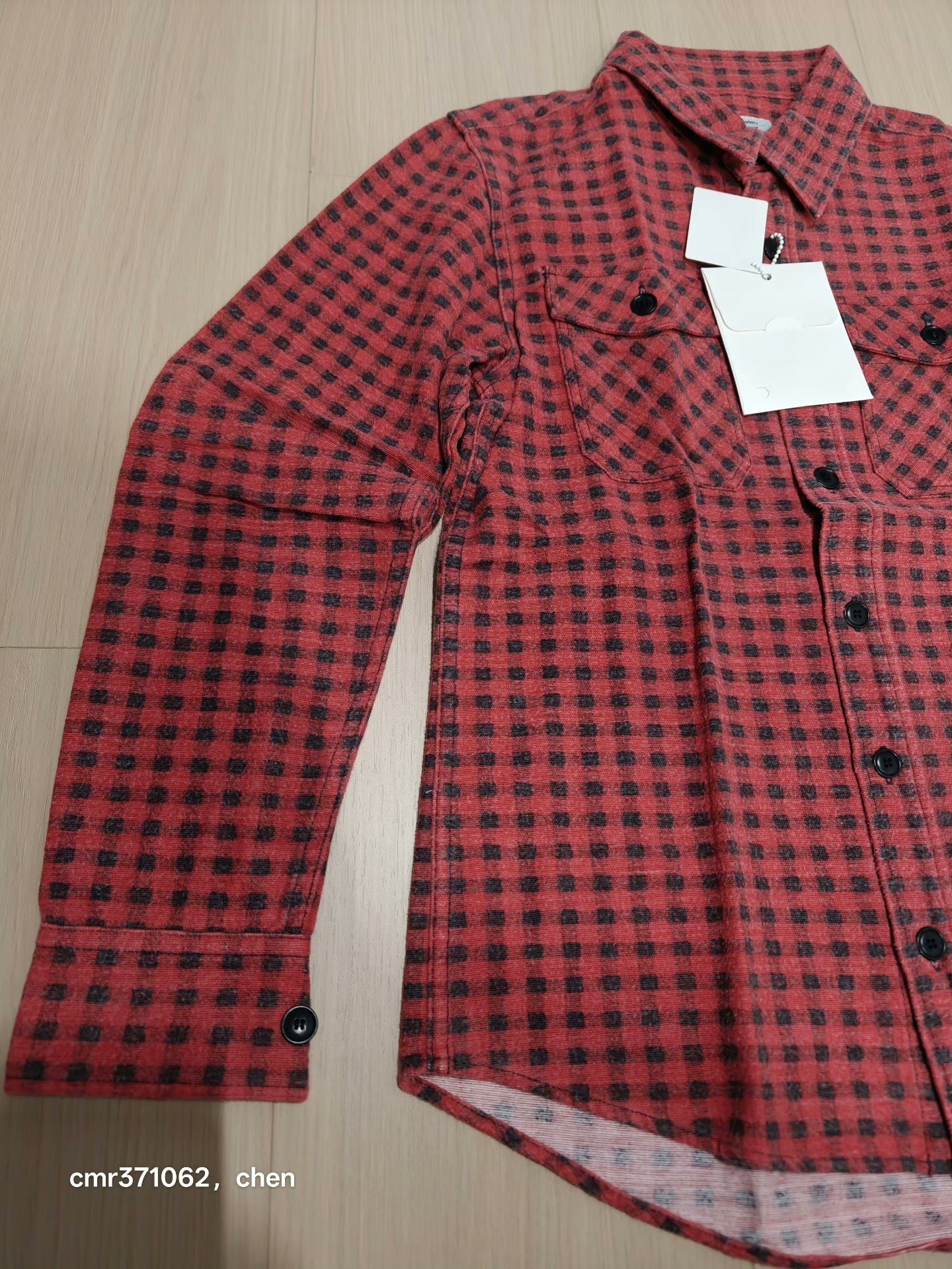 visvim 16AW Black Elk Gingham Flannel — back
