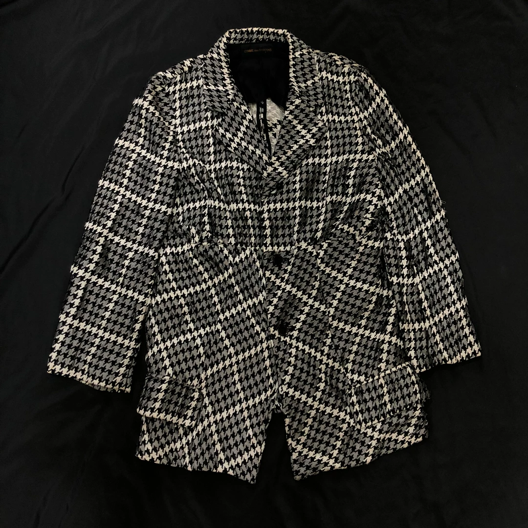 Comme des Garcons 92AW Deformed Houndstooth Coat