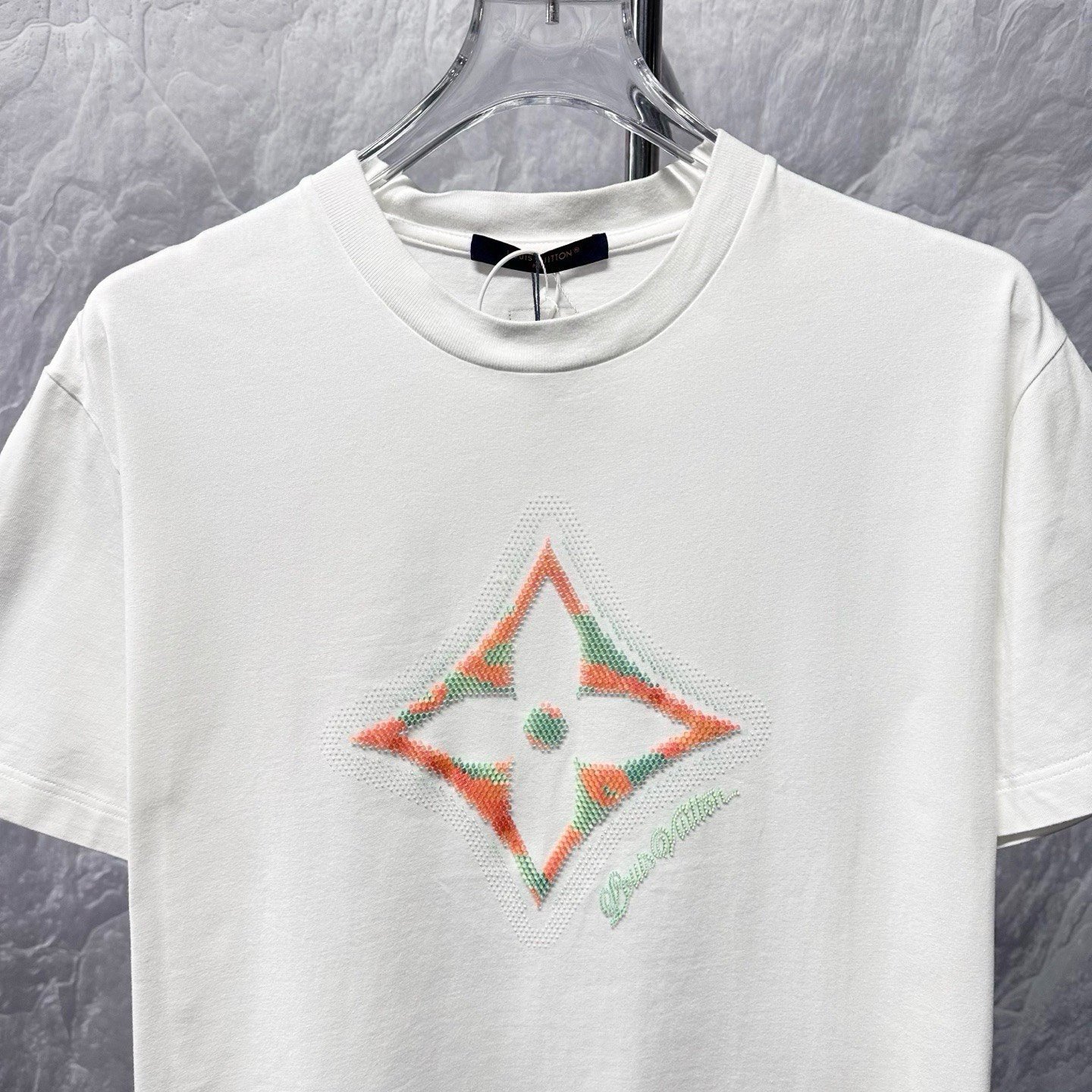 Louis Vuitton FW25 3D Gradient Flower Tee — front