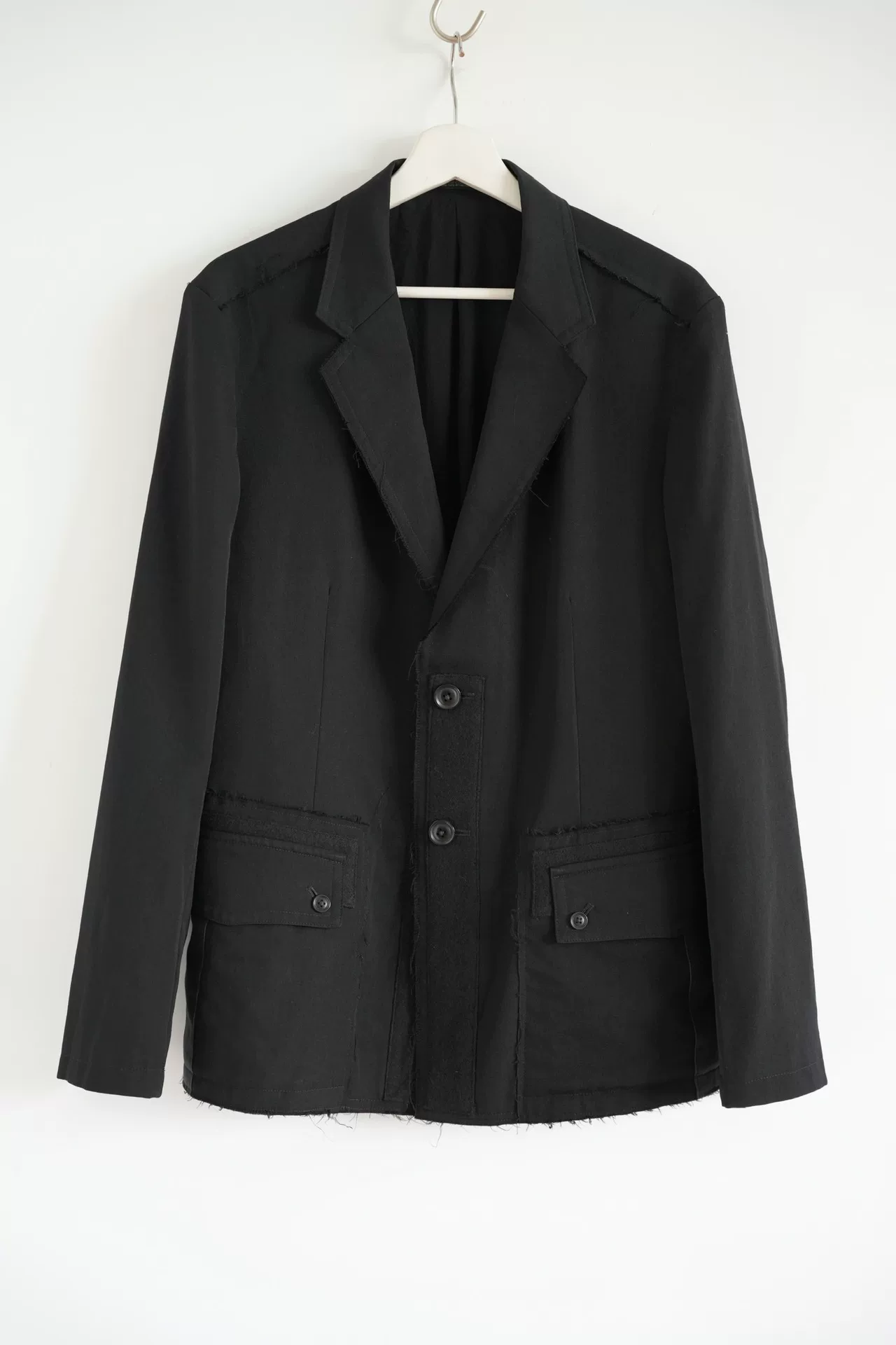 Yohji Yamamoto 15AW Frayed Triple Blazer