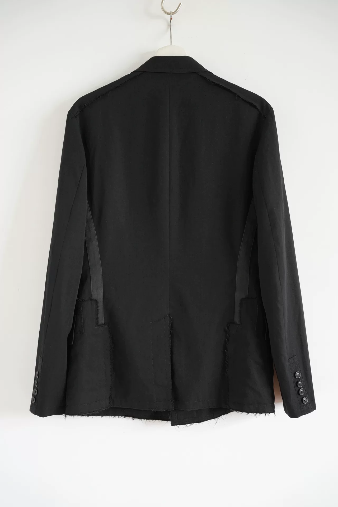 Yohji Yamamoto 15AW Frayed Triple Blazer — front