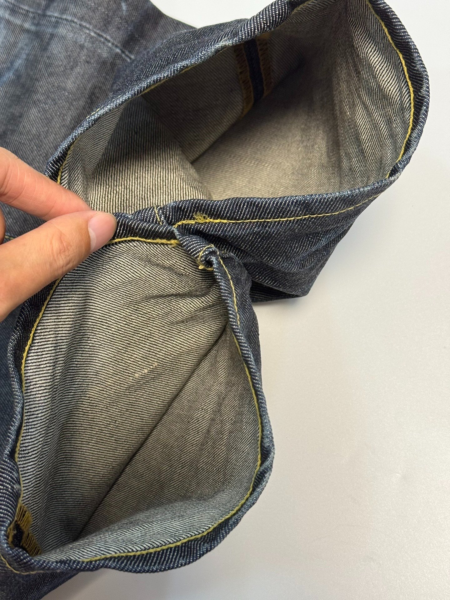 Visvim 03NW Raw Denim Jeans — label
