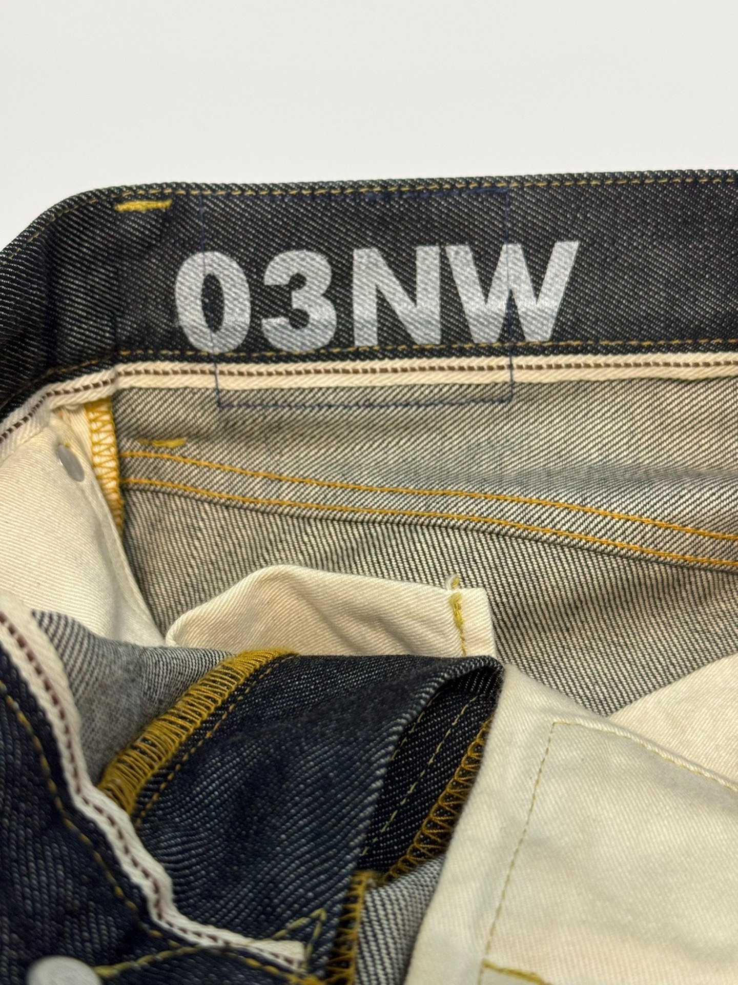 Visvim 03NW Raw Denim Jeans — back