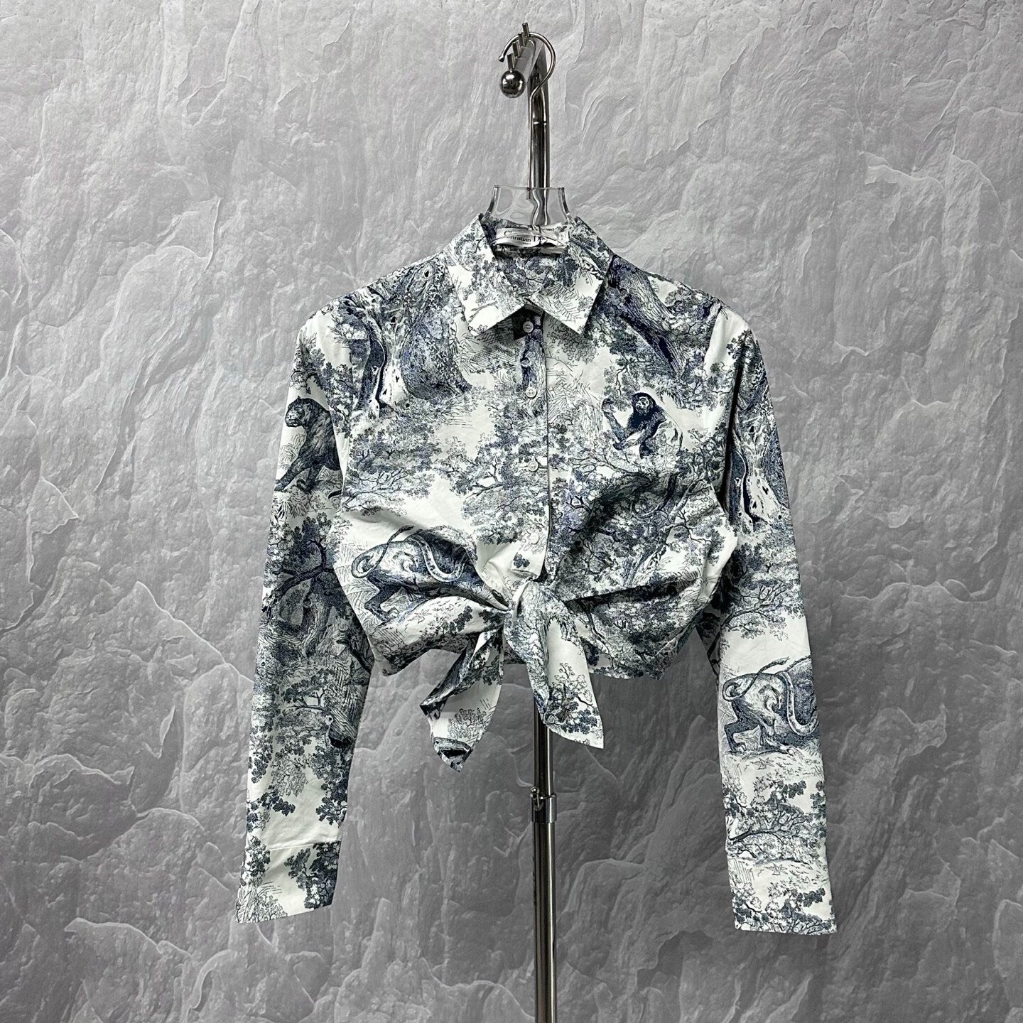 Dior Dioriviera FW25 Sauvage Animal Print Shirt — front