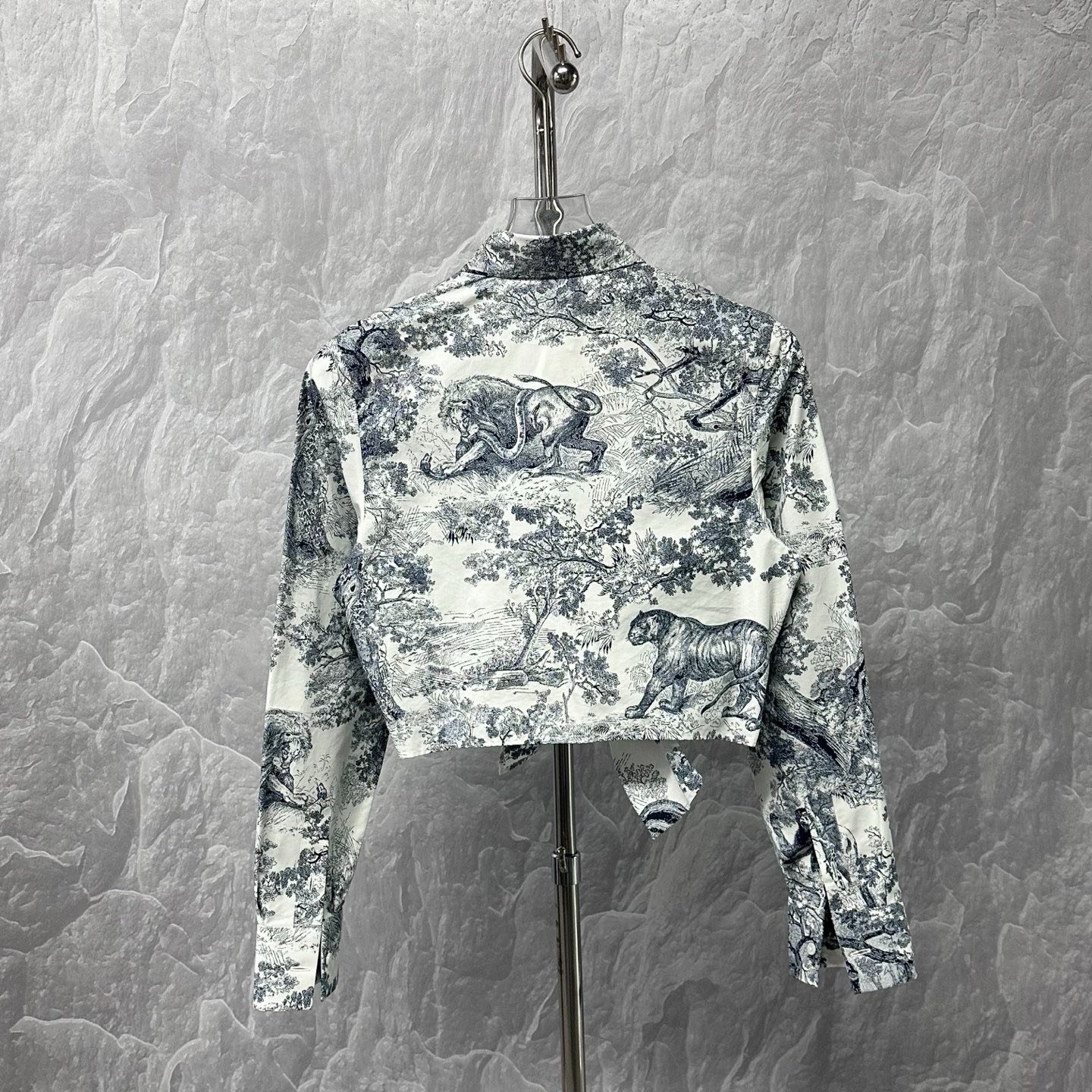 Dior Dioriviera FW25 Sauvage Animal Print Shirt — back