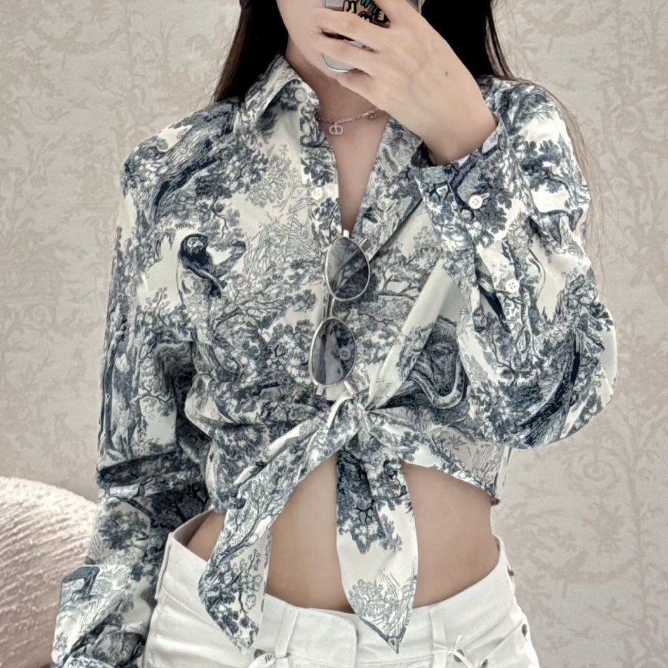 Dior Dioriviera FW25 Sauvage Animal Print Shirt