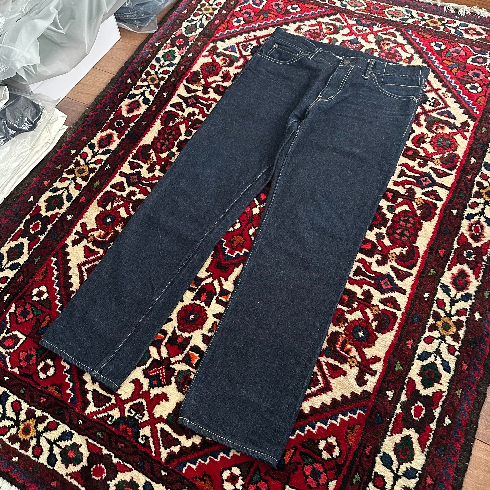 visvim 21AW 03 RAW Denim Jeans — label