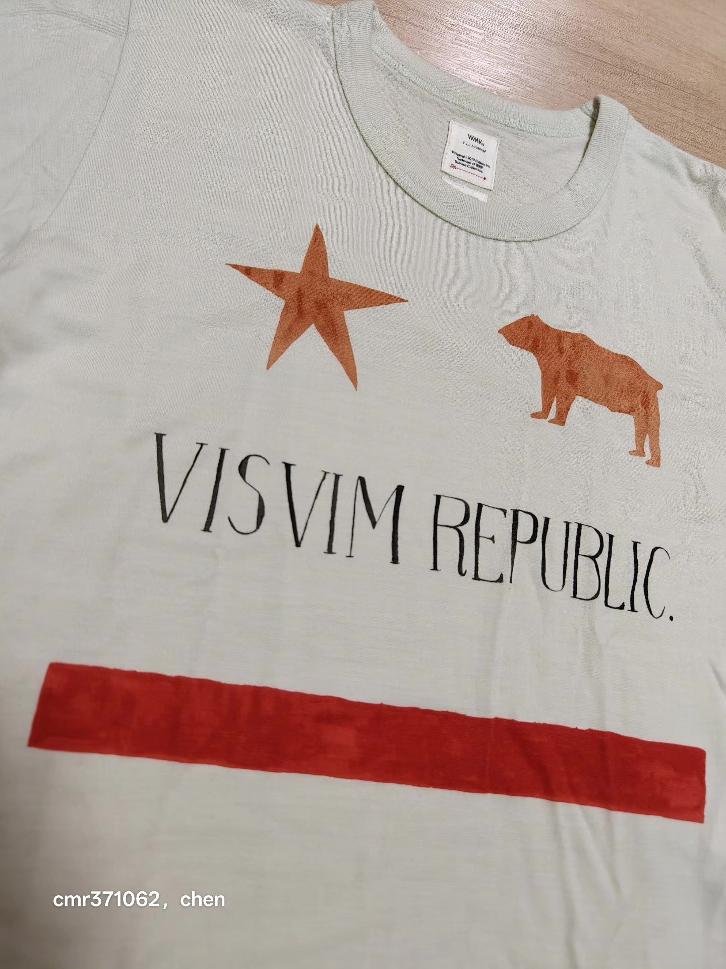 visvim 25AW Carree S/S Superfine Tee — front