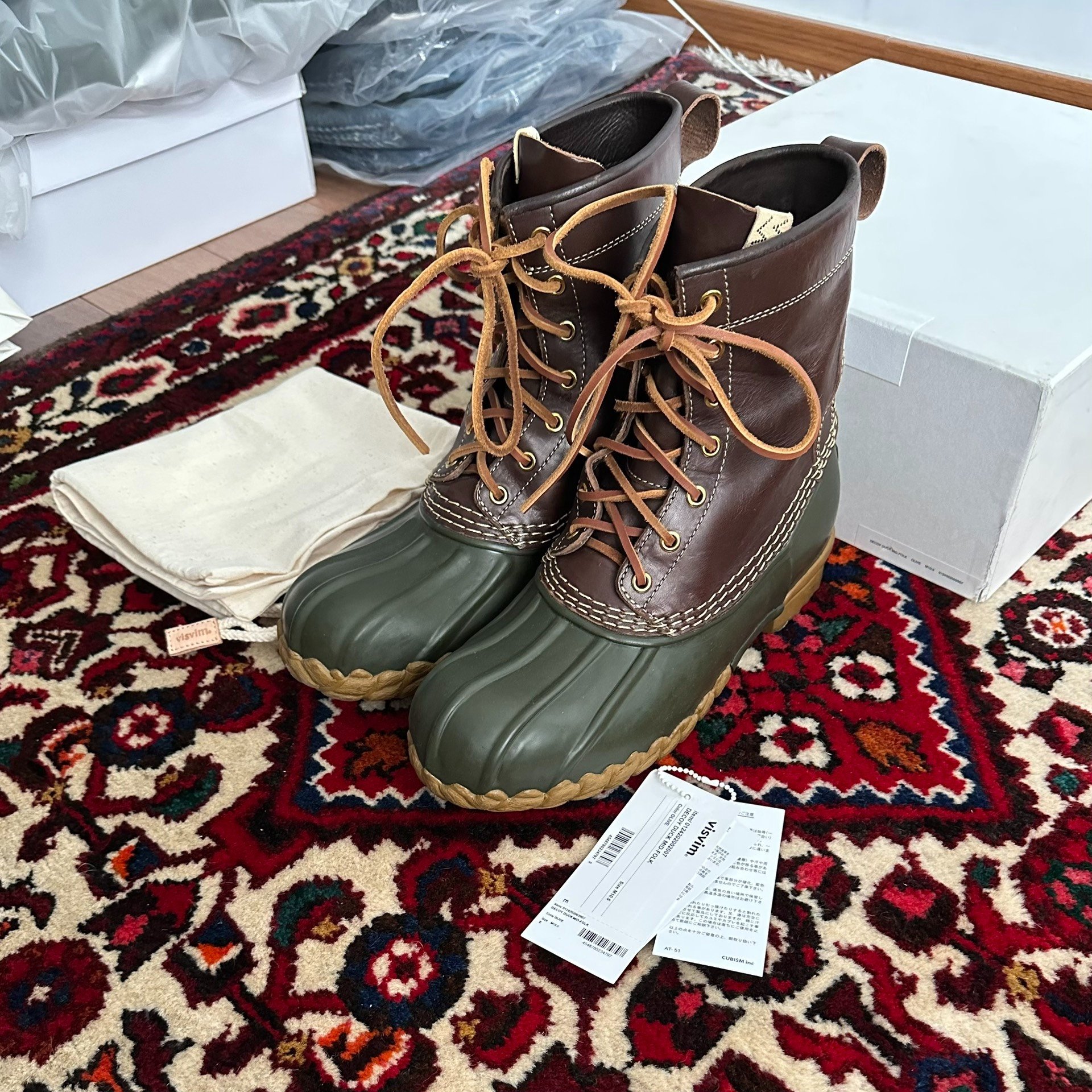 visvim DECOY DUCK Boots — front