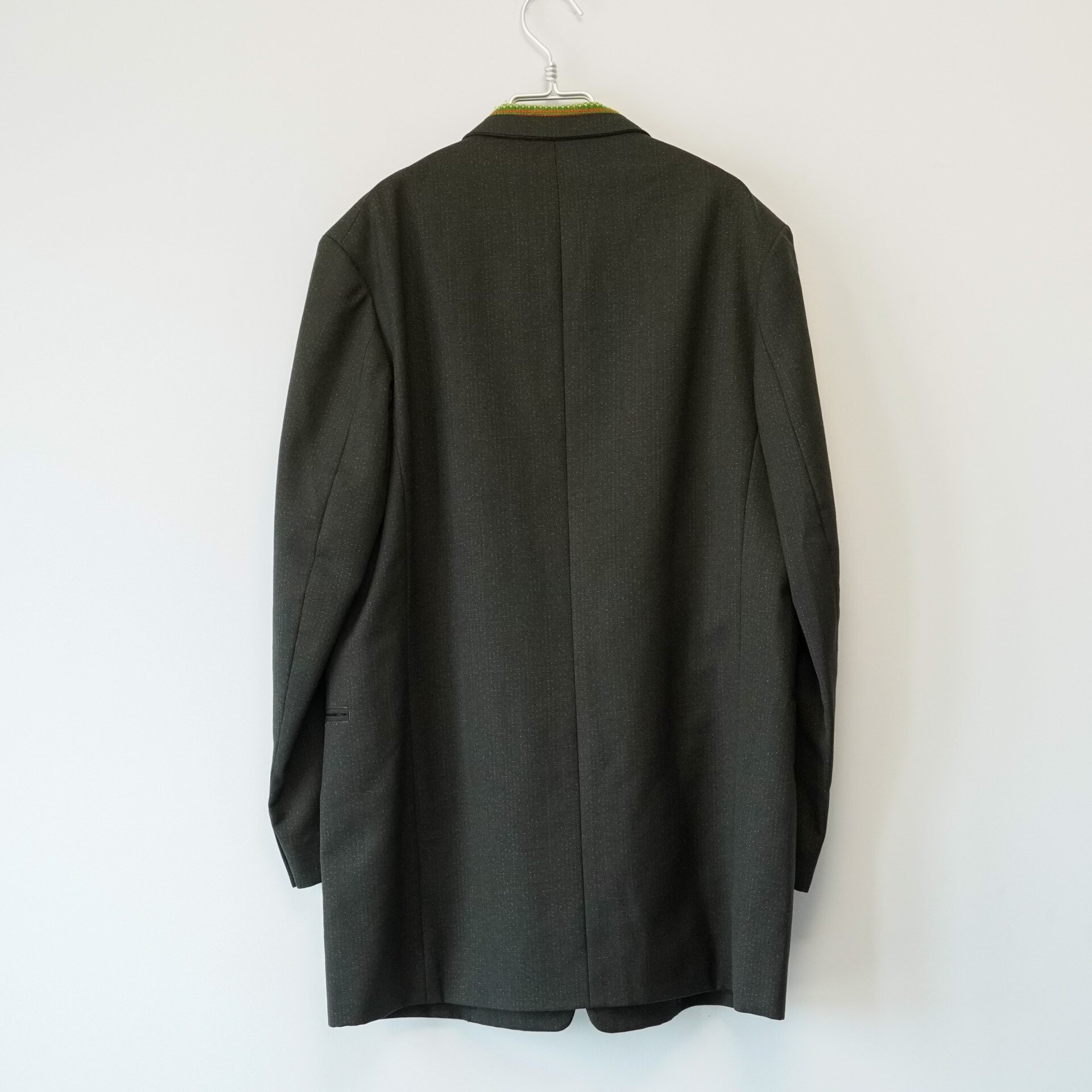 Yohji Yamamoto 95AW Knit Collar Jacket — front