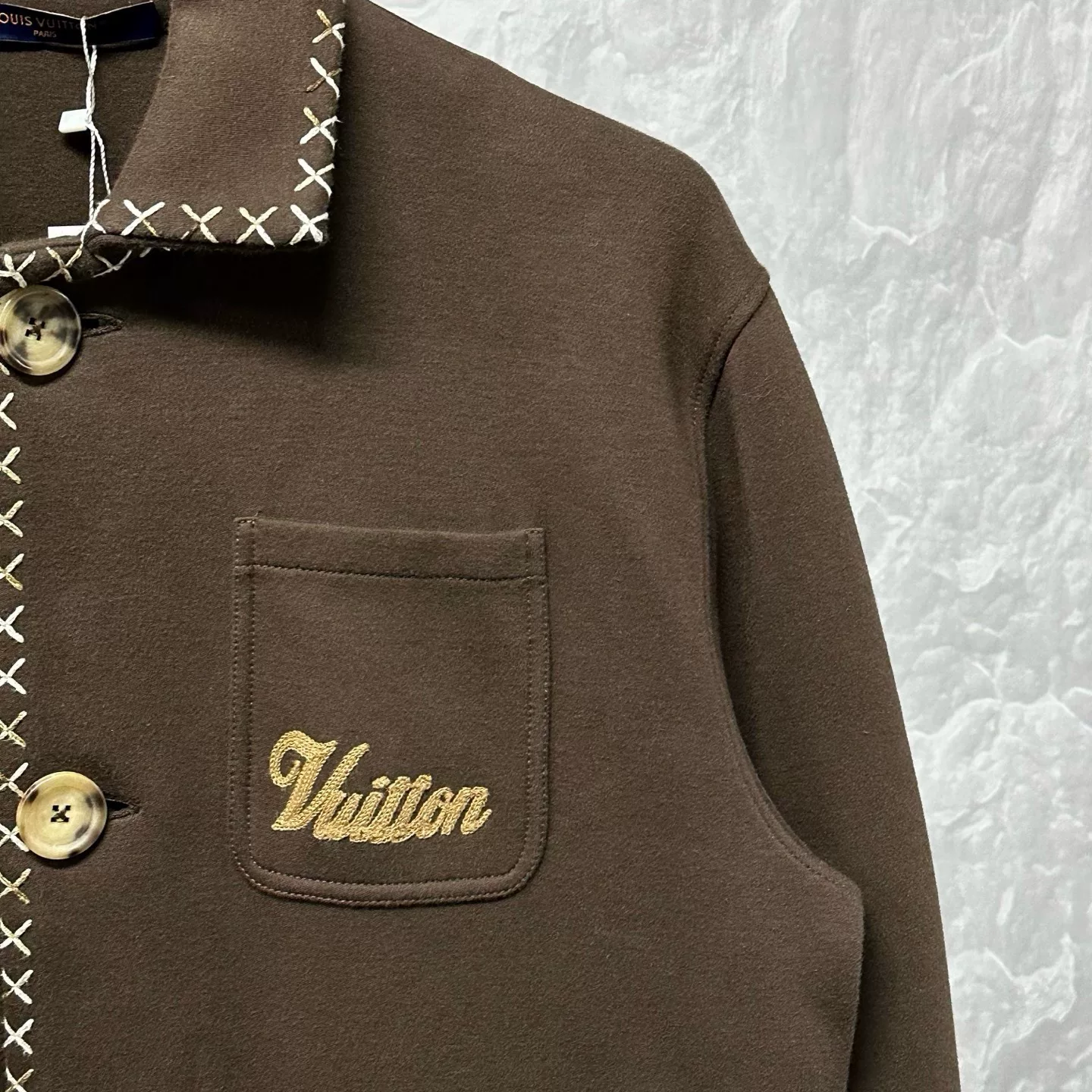 Louis Vuitton FW24 Tyler Embroidered Utility Jacket — detail