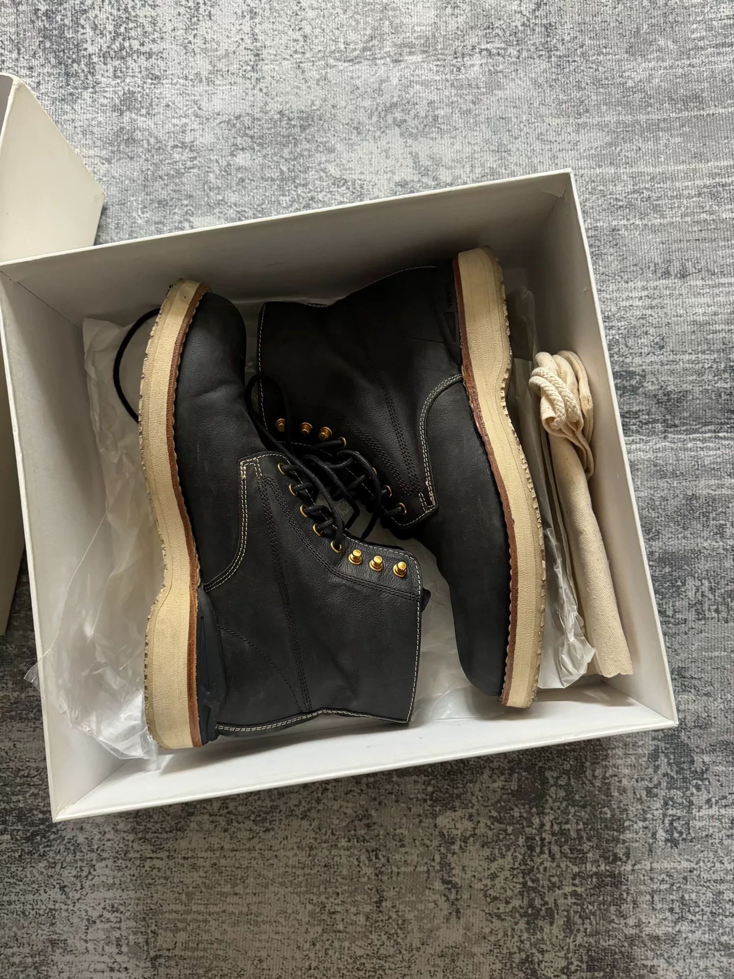 VISVIM 22AW VIRGIL BOOTS-FOLK FIL Limited Black 10.5
