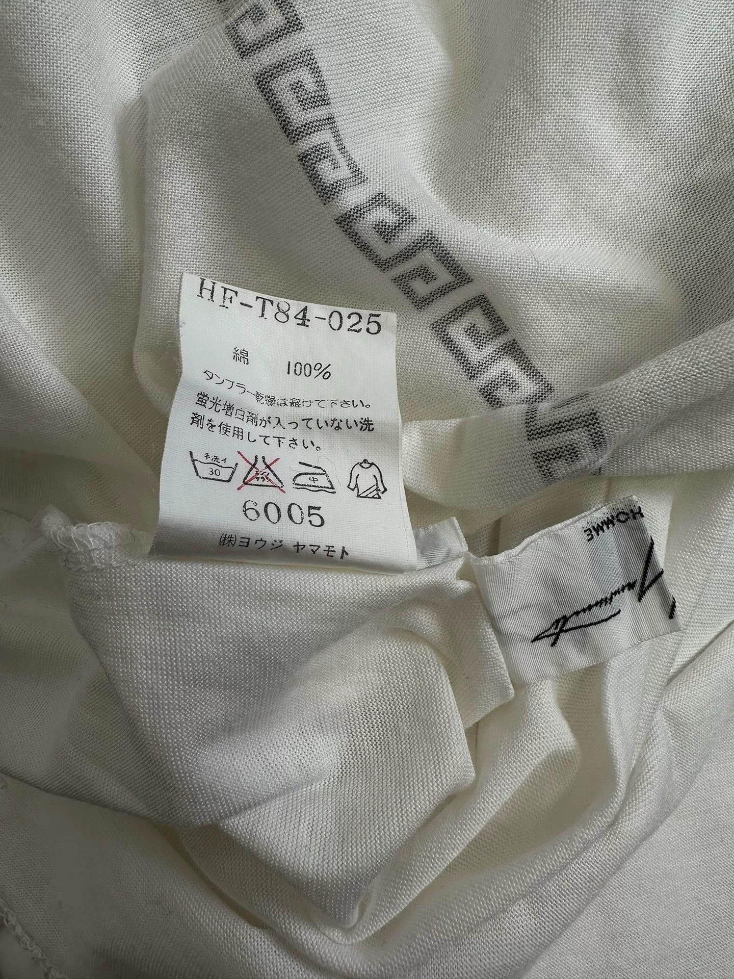 Yohji Yamamoto 96SS Flower Boy Long T — back