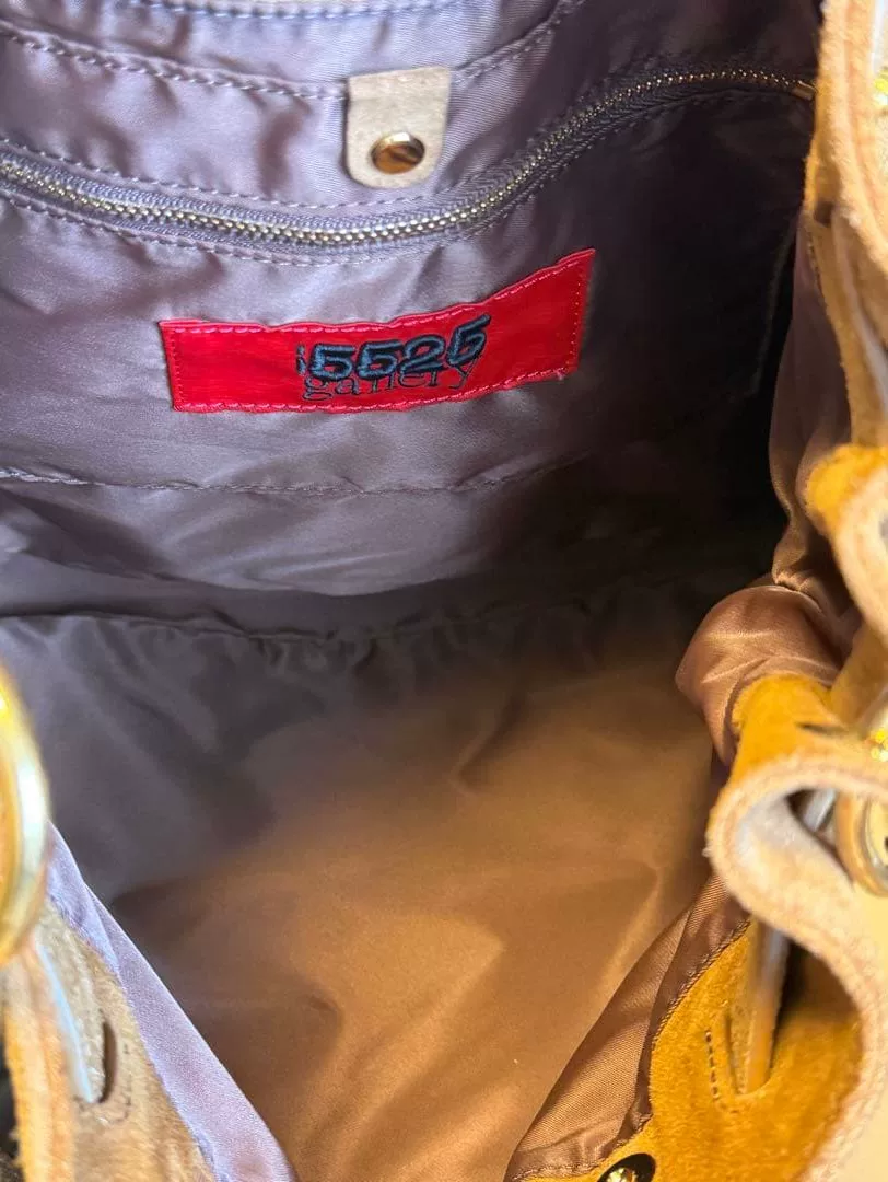 PORTER Gallery Collaboration Suede Shoulder Bag — detail