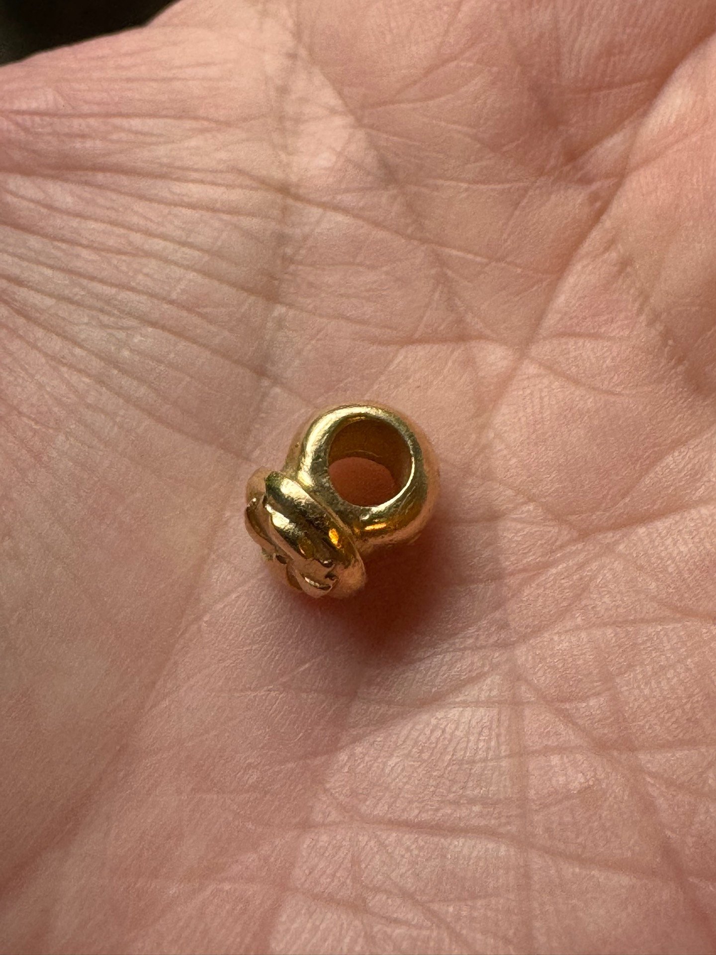 NONAME 18K Gold Spacer Bead — front