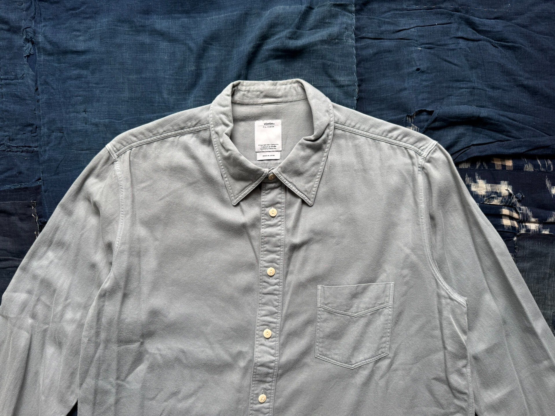 VISVIM 16SS Long-Sleeve Button-Up Shirt — back