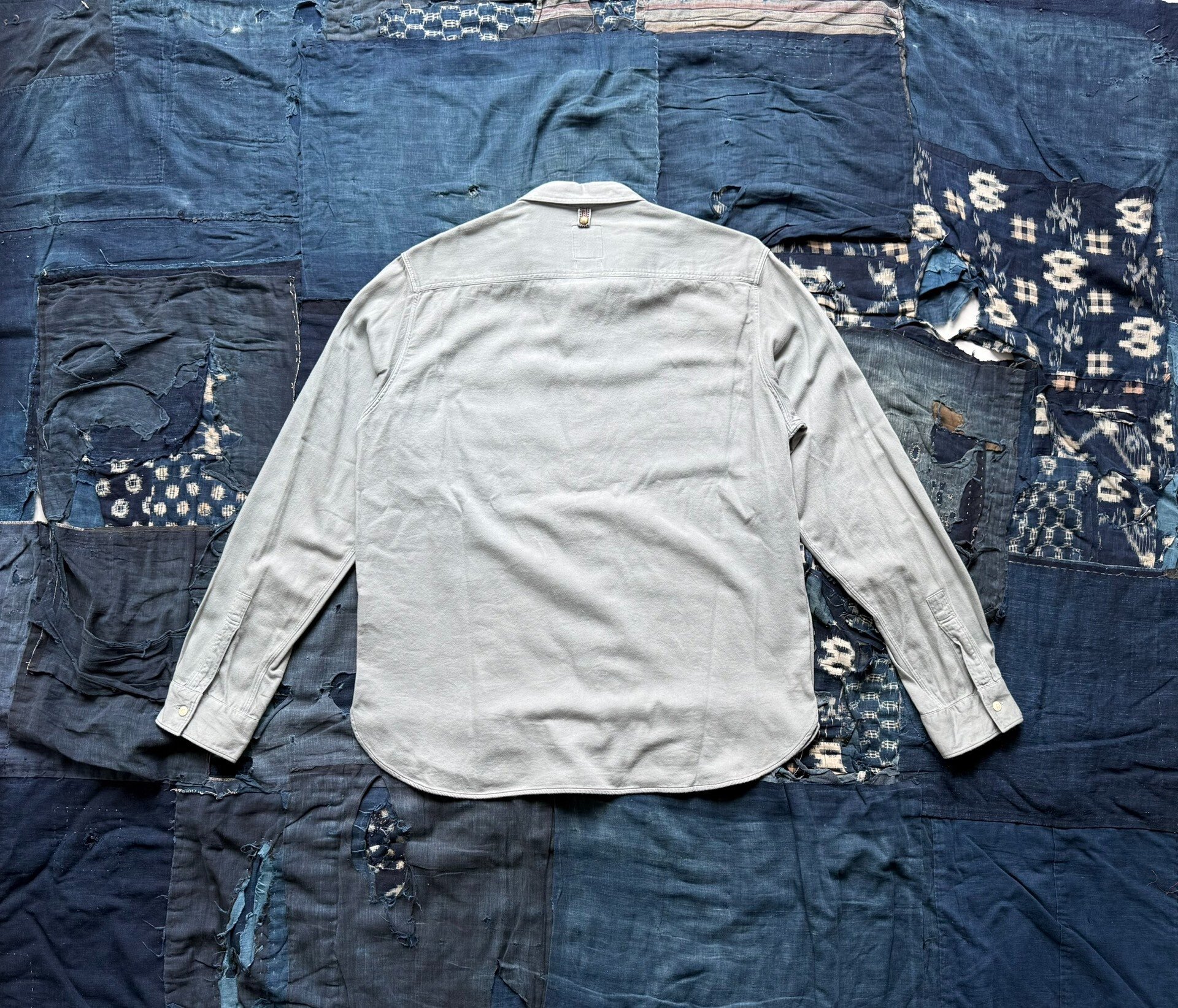 VISVIM 16SS Long-Sleeve Button-Up Shirt — detail