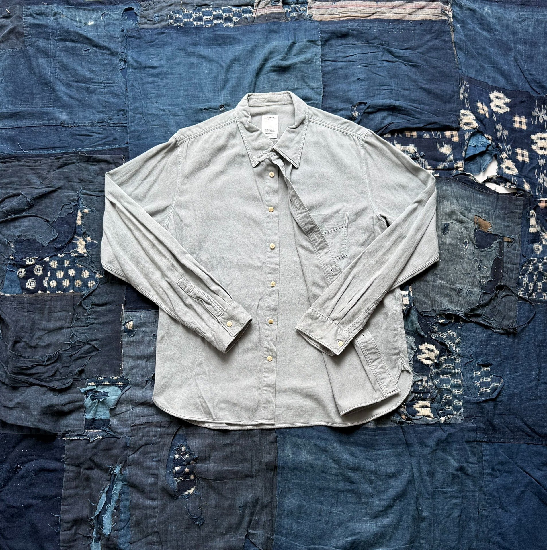 VISVIM 16SS Long-Sleeve Button-Up Shirt — front