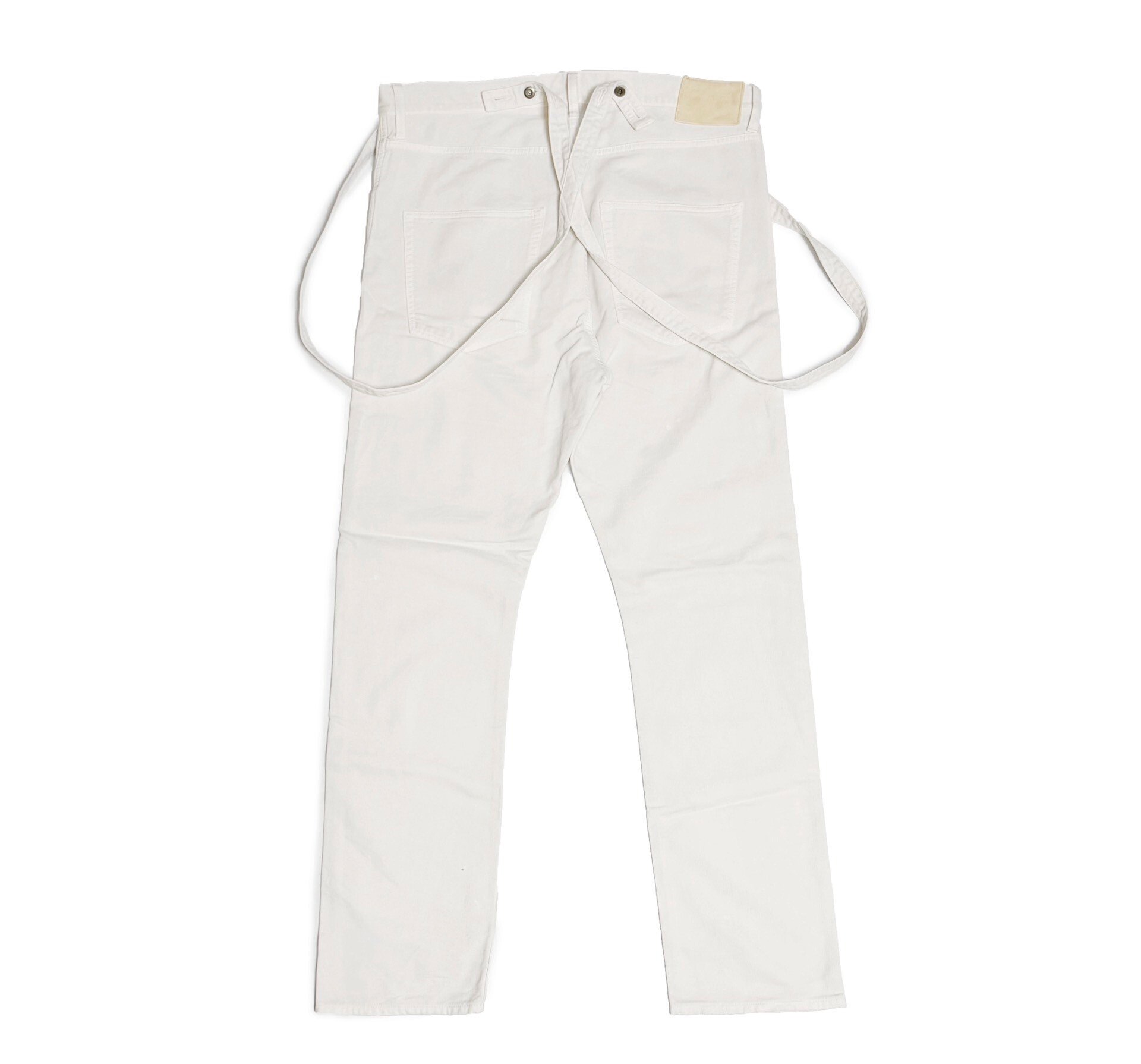 VISVIM FLUXUS 17 Dry Pique Suspender Pants — front