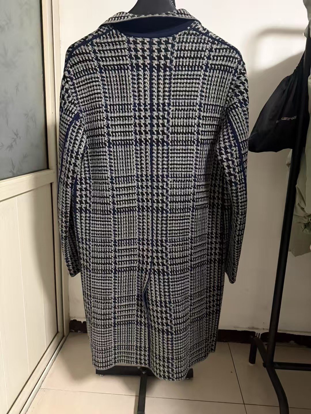 Dior Homme 15FW Houndstooth Coat — front